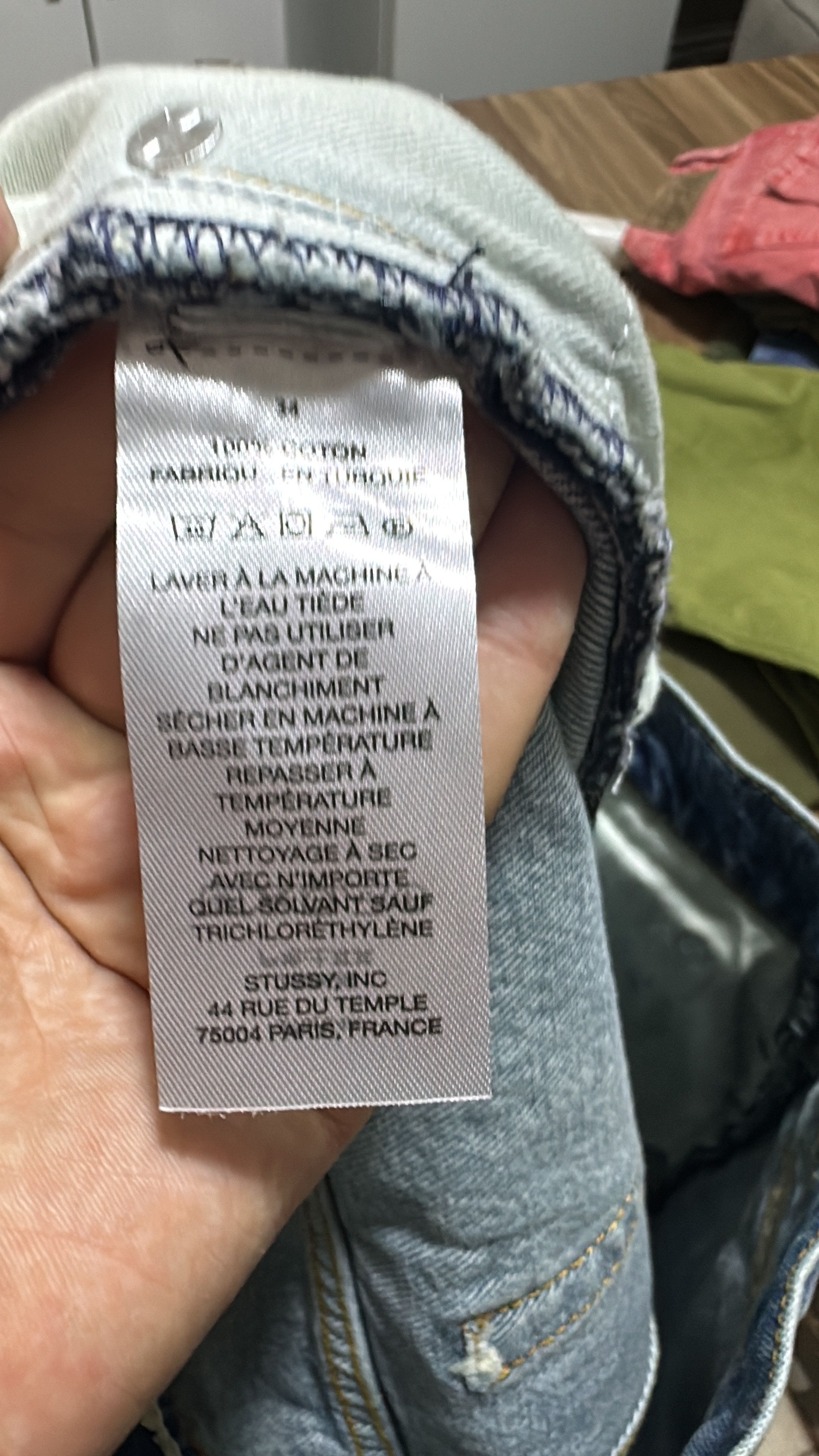 Stussy Stussy Big Ol Jean Denim Washed Blue Size 34 Size US 34 / EU 50 - 6 Thumbnail