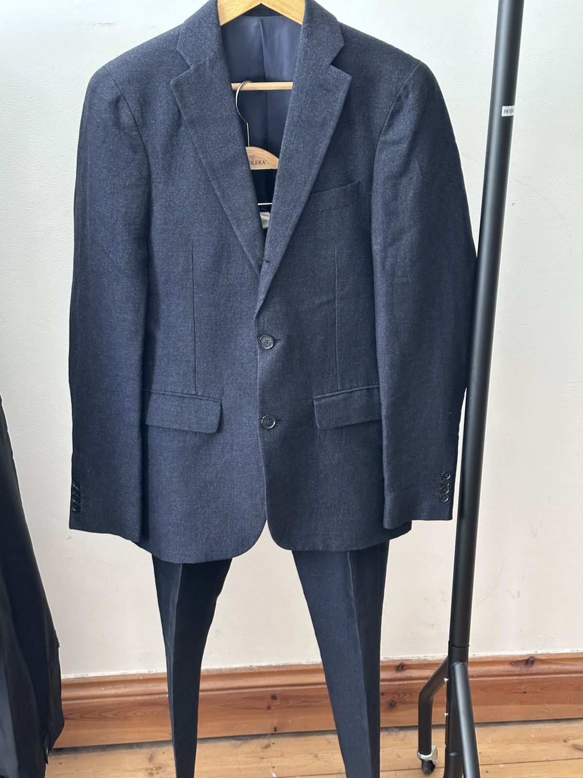 Acne Studios Acne Studios Drifter Navy Linen Suit Size EU46/EU48 Size 46R - 1 Thumbnail
