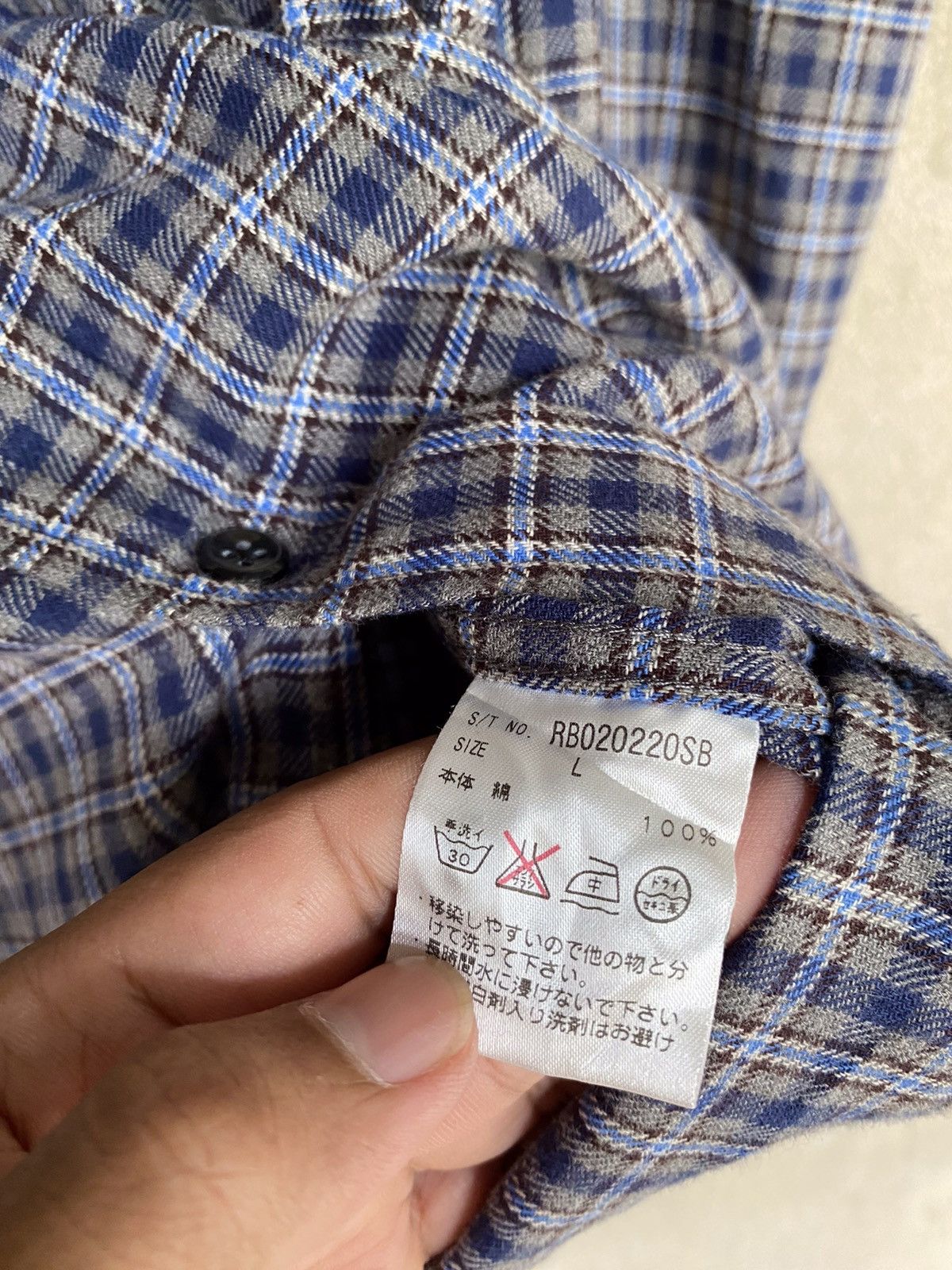 Flannel Japanese Brand Rageblue Plaid Tartan Flannel Shirt Size US M / EU 48-50 / 2 - 5 Thumbnail