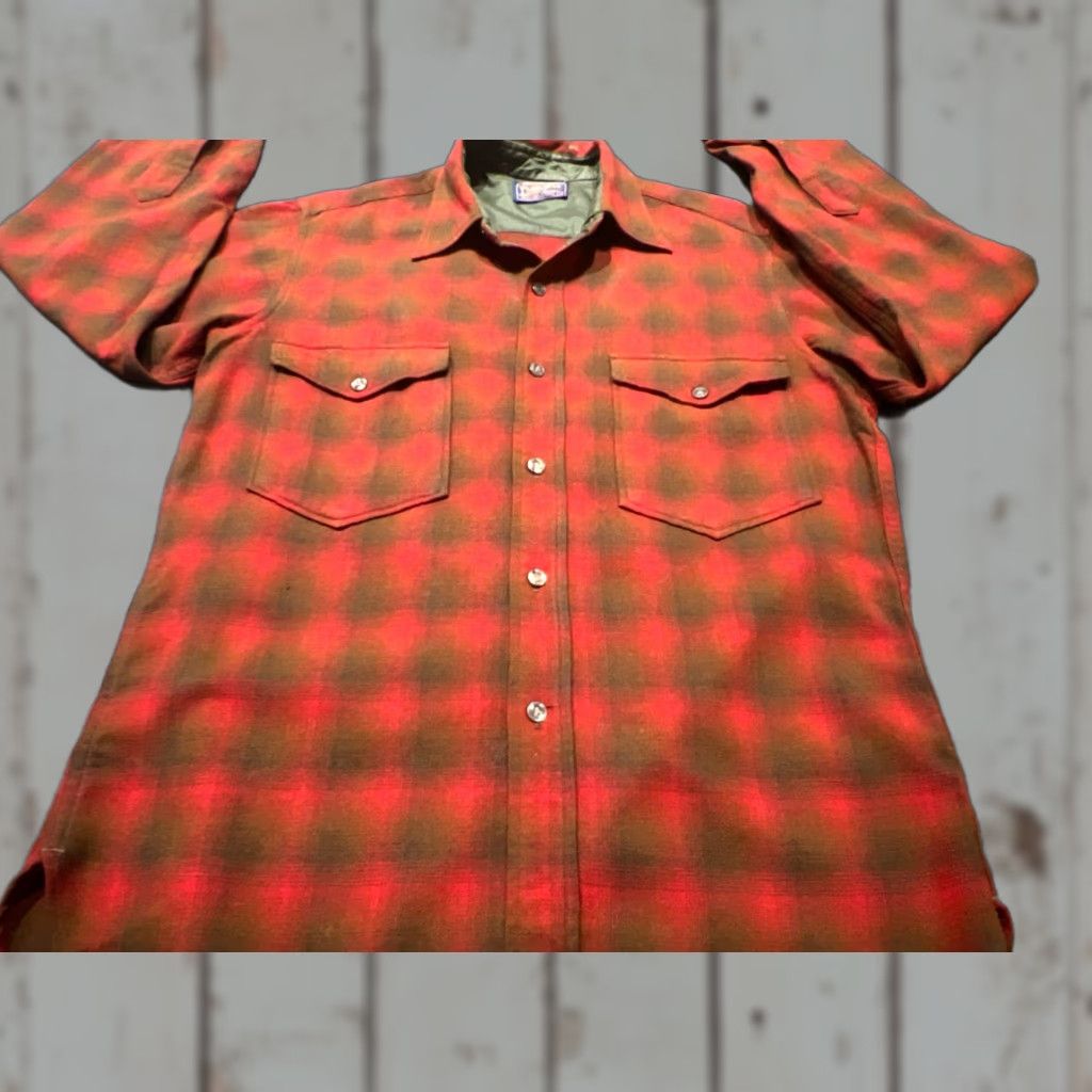 Pendleton VINTAGE Pendleton Wool Flannel Shirt Men Size S Red Plaid Casual Workwear Outdoor Size US S / EU 44-46 / 1 - 1 Thumbnail