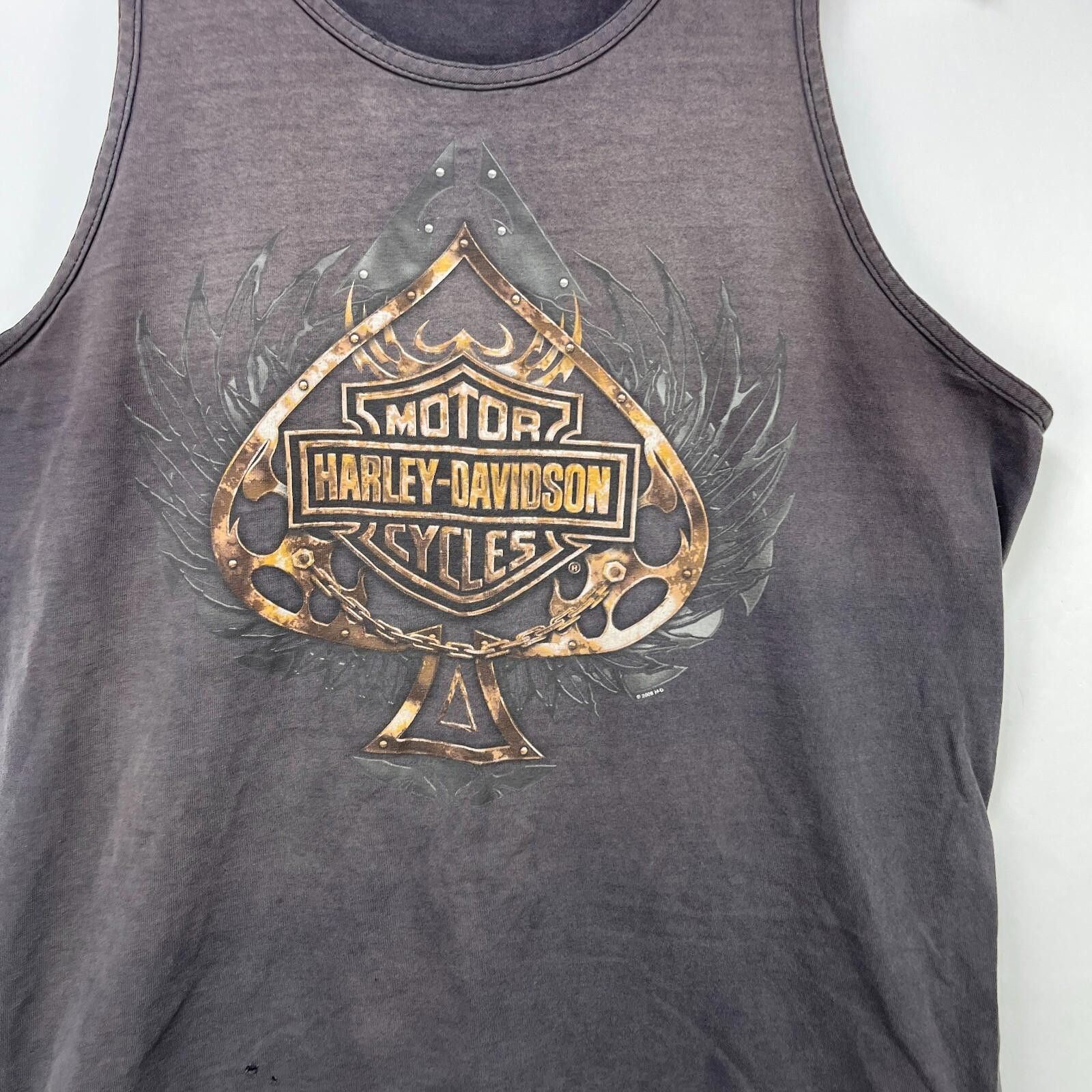 Harley Davidson Vintage Harley-Davidson Sun Faded Eagle Tank Top Large Shirt Size US L / EU 52-54 / 3 - 2 Thumbnail