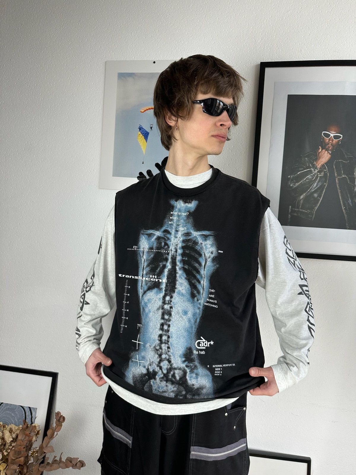 Designer × Japanese Brand Atelier roupa Sleeveless Xray vest tee tshirt anatomical jpg Size US L / EU 52-54 / 3 - 3 Thumbnail