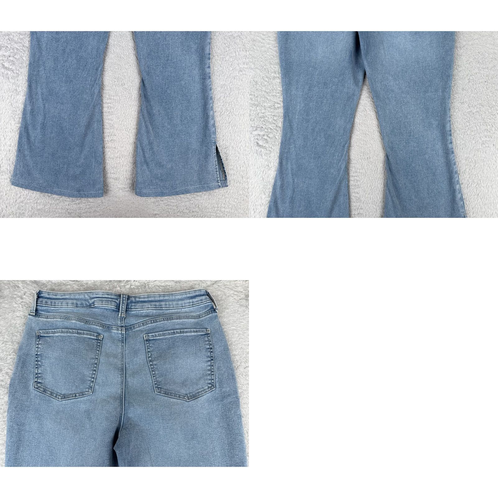 Vintage SO Jeans 32x29 Denim Womens Jeans Flared High Rise Blue Cotton Blend Blue 17 32x29 26X30 Cowboy Southwestern Designer 2000s Mens? Size 38" / US 16 / IT 52 - 10 Thumbnail