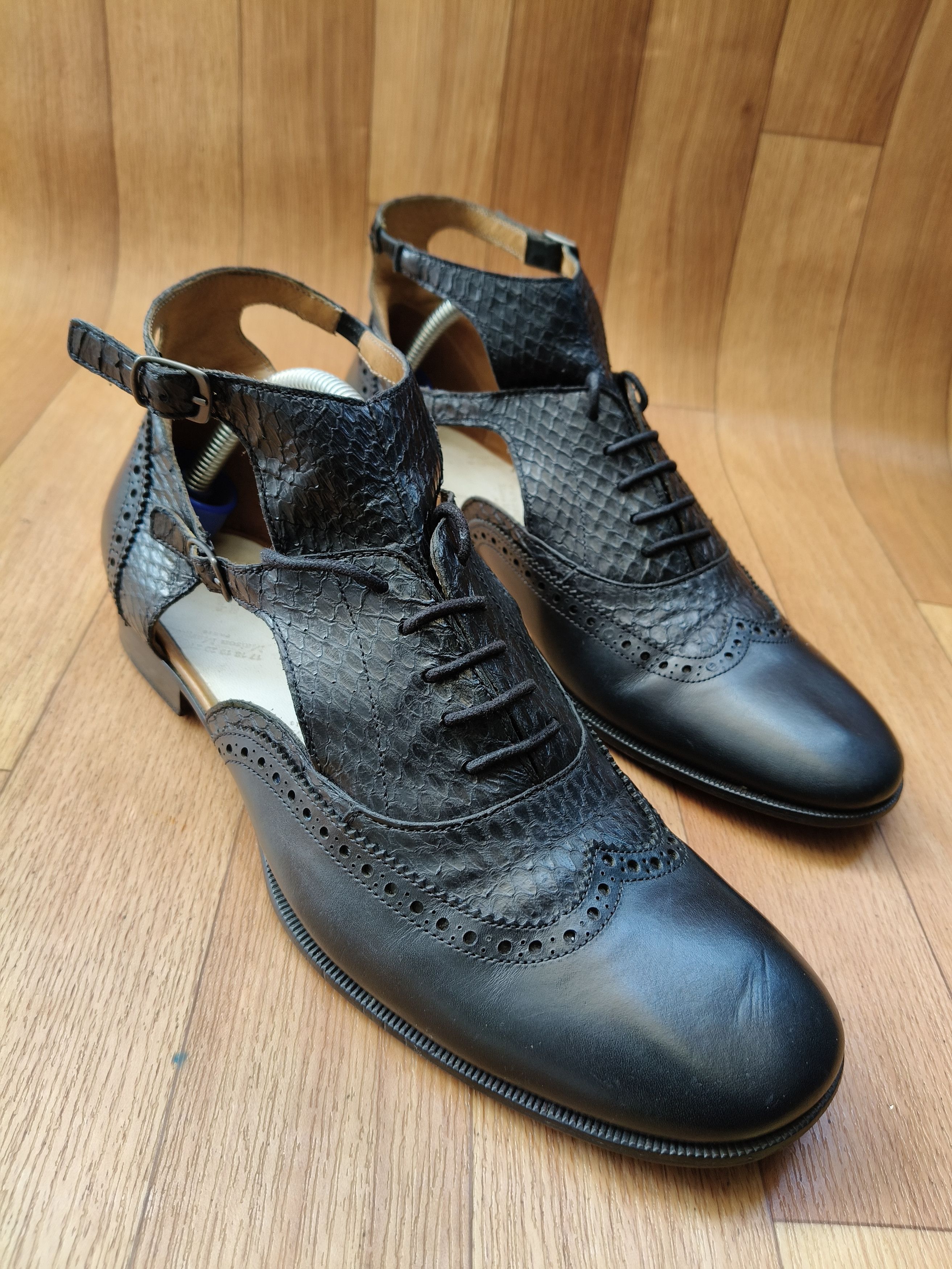 Maison Margiela 🔋🔥Maison Margiela " snakeskin - Oxfords " Size US 8 / EU 41 - 3 Thumbnail
