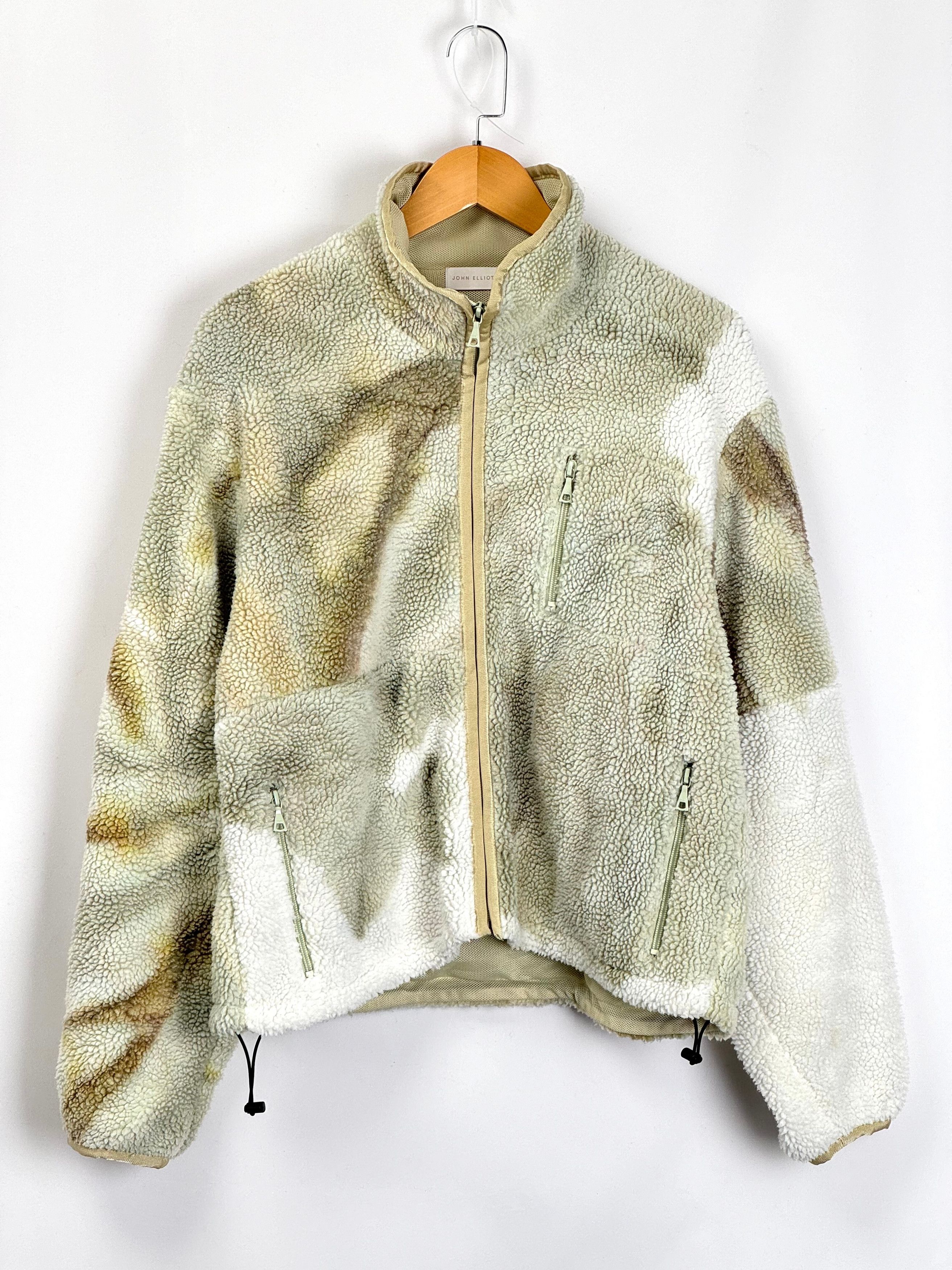 John Elliott John Elliott Tie-Dye Polar Fleece Zip-Up Jacket Size US L / EU 52-54 / 3 - 1 Thumbnail