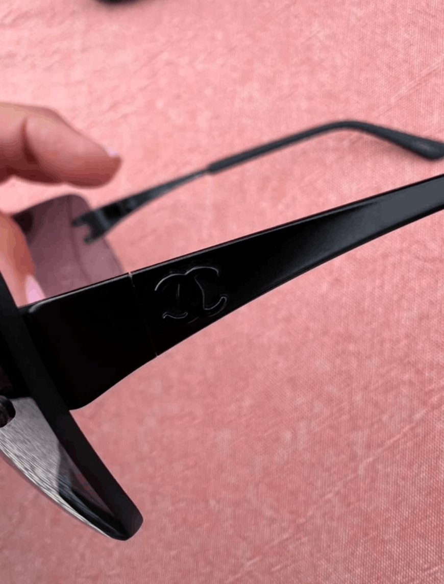 Chanel Sunglasses 4005 Rhinestone Rimless 4017 Vintage