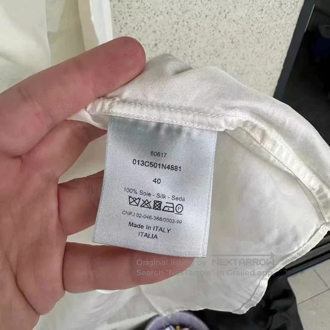 Japanese Brand Dior x Stussy Collaboration Shirt. Size US XXS / EU 40 - 4 Thumbnail