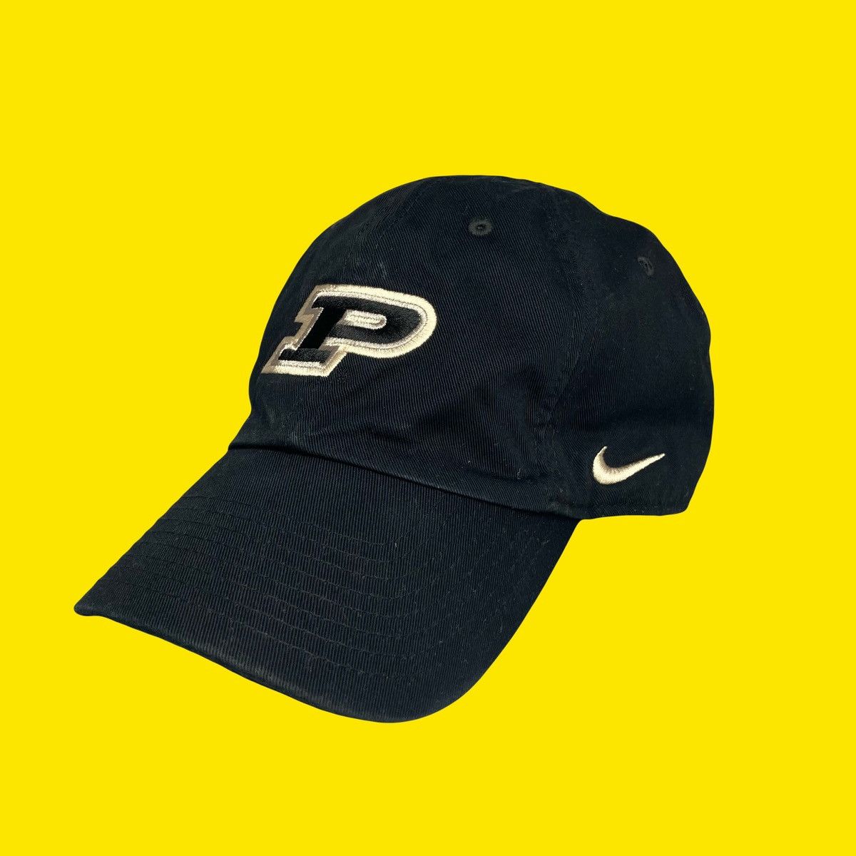 Nike Nike Purdue Boilermakers College Hat OSFA Black/Gold Size ONE SIZE - 1 Thumbnail