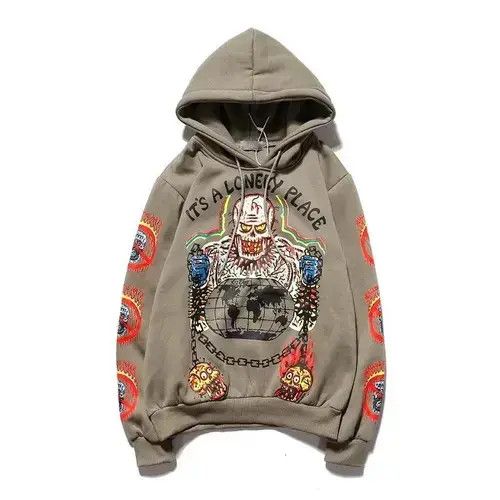 Other Skull Graffiti Hoodie Oversized Size US M / EU 48-50 / 2 - 2 Thumbnail