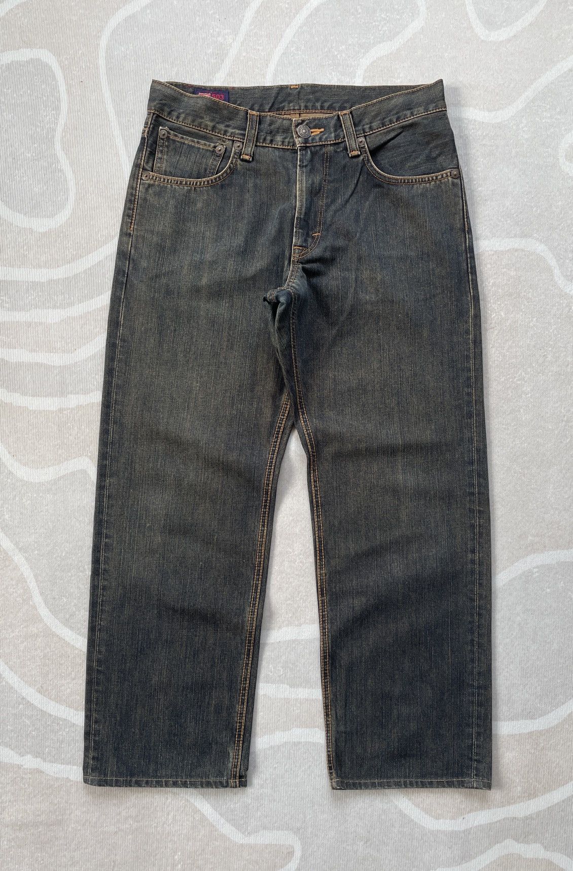 Edwin Vintage Mudwash Edwin 503Z (LG114) Size US 32 / EU 48 - 2 Thumbnail
