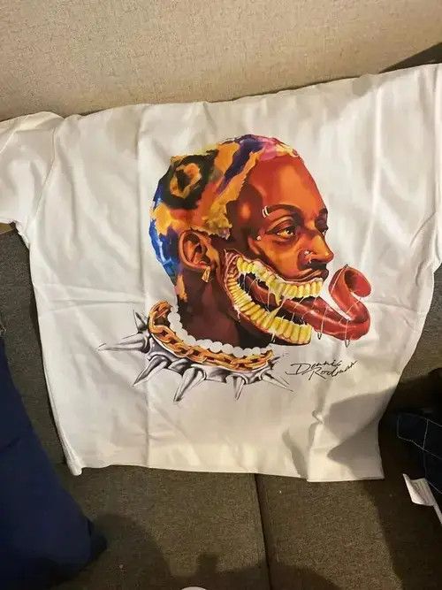 Japanese Brand Streetwear Dennis Rodman Graphic Tee T-Shirt Size US M / EU 48-50 / 2 - 4 Thumbnail