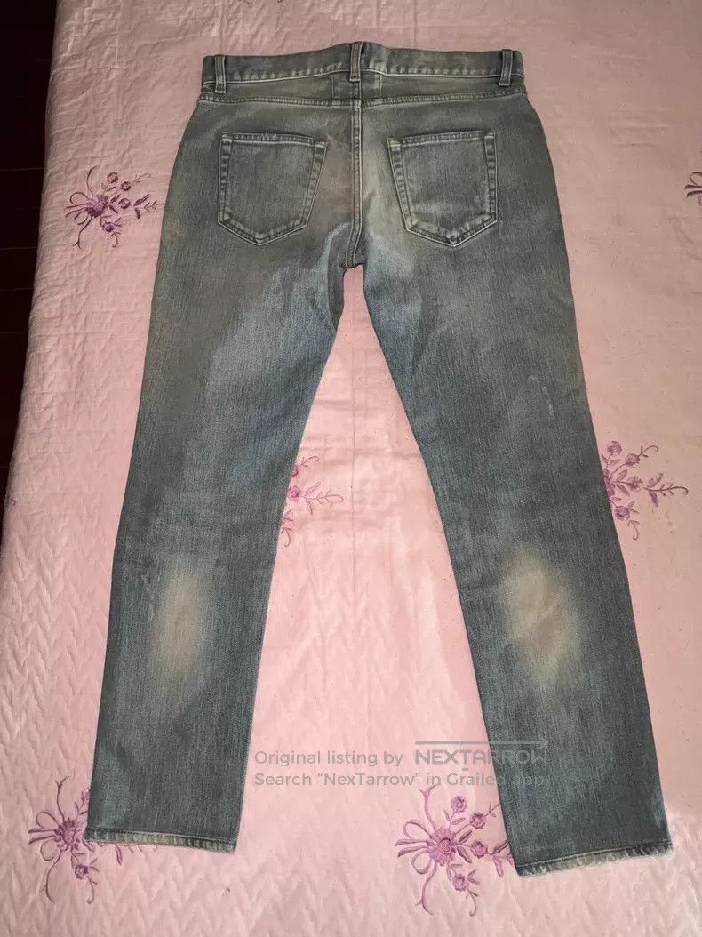 Saint Laurent Paris Saint Laurent Paris Classic ice blue wash destroyed denim Size US 30 / EU 46 - 3 Thumbnail
