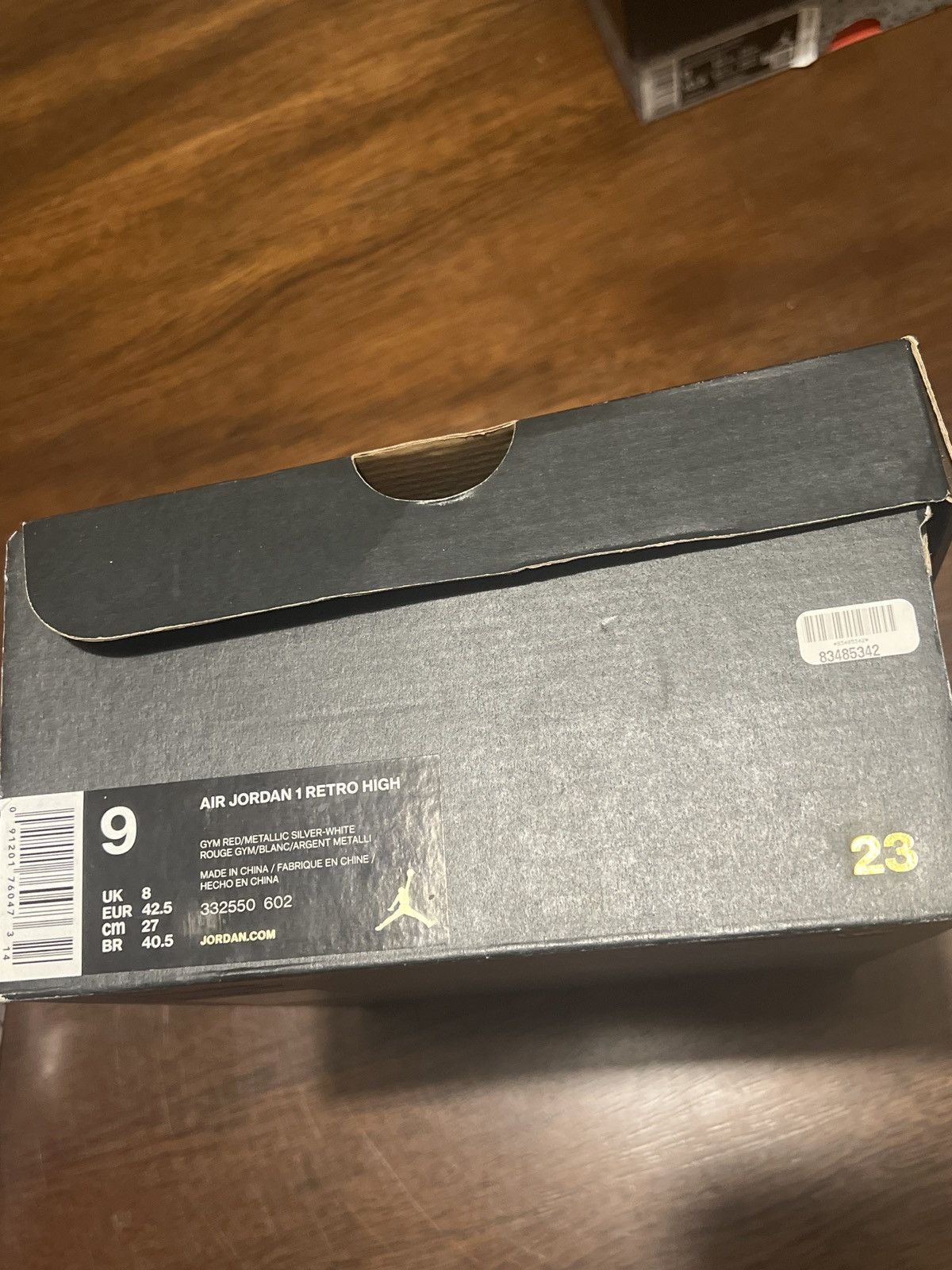 Nike Air Jordan 1 Retro High ‘Silver Medal’ 2016 Size US 9 / EU 42 - 9 Thumbnail