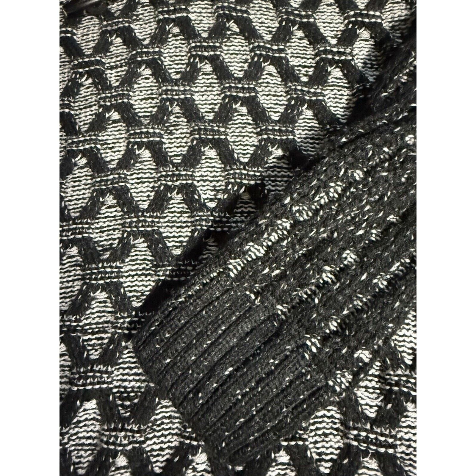 Other Barabas Sweater Large Black White 2 Buckle Chunky Collar Size US L / EU 52-54 / 3 - 3 Thumbnail