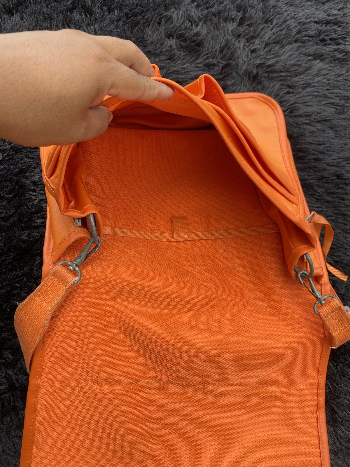 Porter A.P.C Yoshida Luggage Label Shoulder Bag Orange Color Size ONE SIZE - 11 Thumbnail