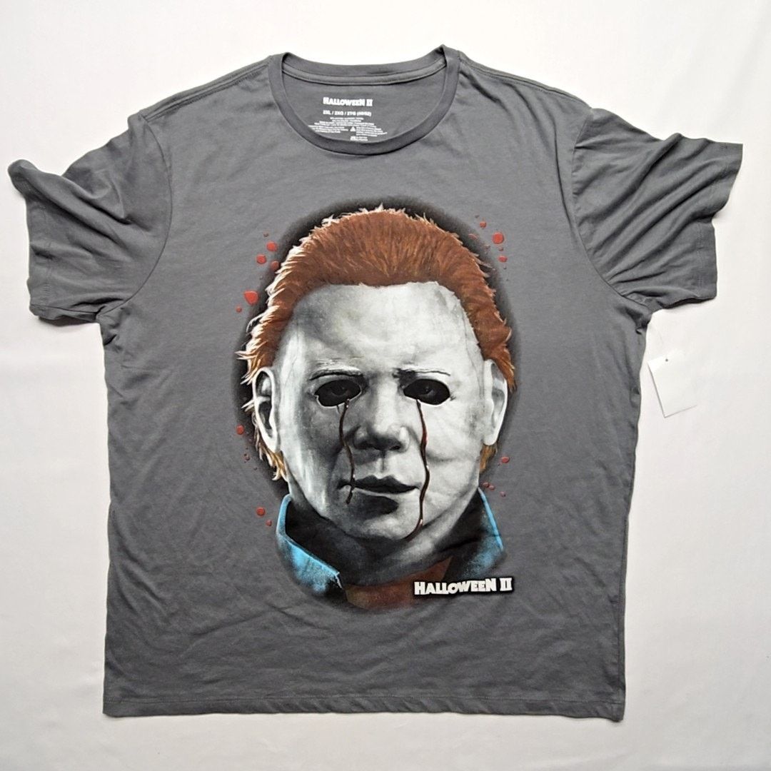 Other Halloween II Michael Myers Graphic Tee Horror Movie Gray 2XL Size US XXL / EU 58 / 5 - 1 Thumbnail