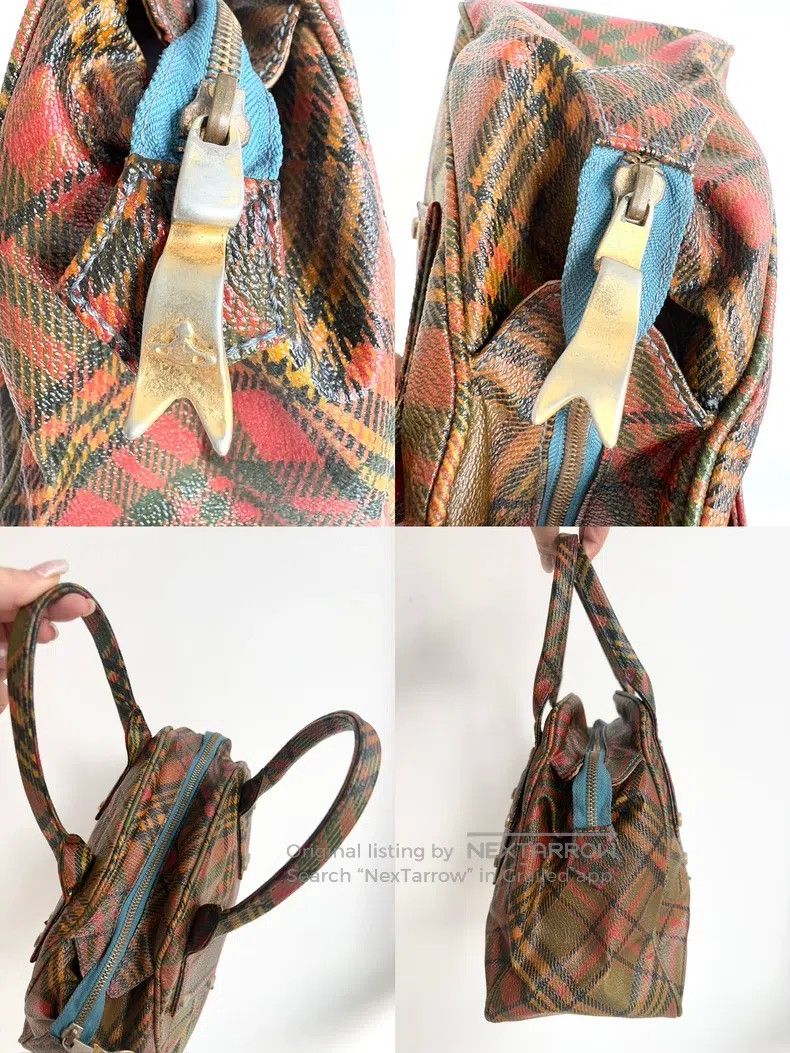 Vivienne Westwood Vivienne Westwood size os Vintage Patchwork Plaid Bowling H Size ONE SIZE - 9 Thumbnail