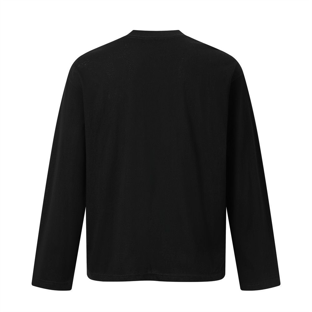 Vintage Casual loose men's star print long-sleeved T-shirt Size US M / EU 48-50 / 2 - 2 Thumbnail