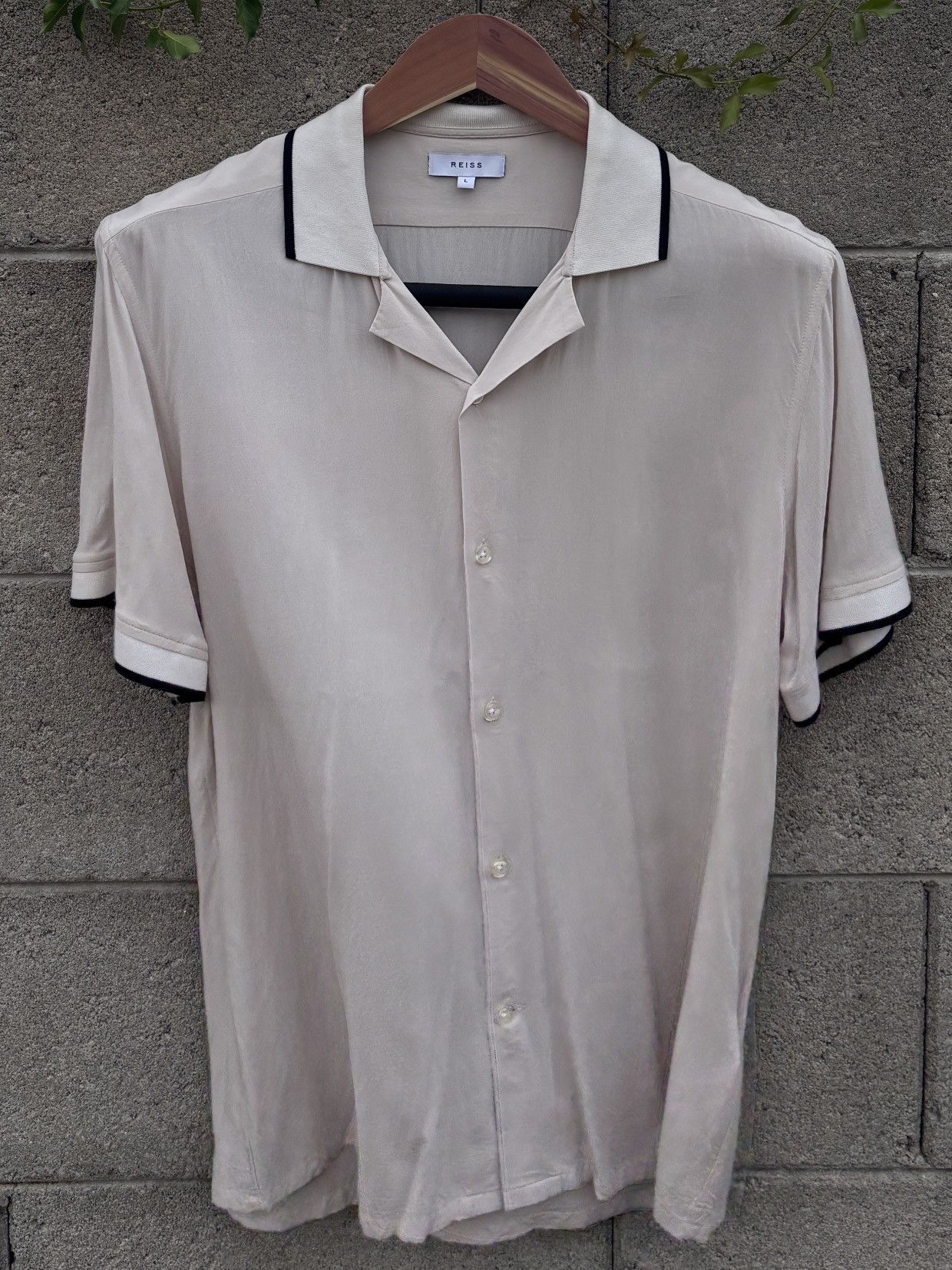 Reiss REISS - short sleeve shirt Size US L / EU 52-54 / 3 - 1 Thumbnail