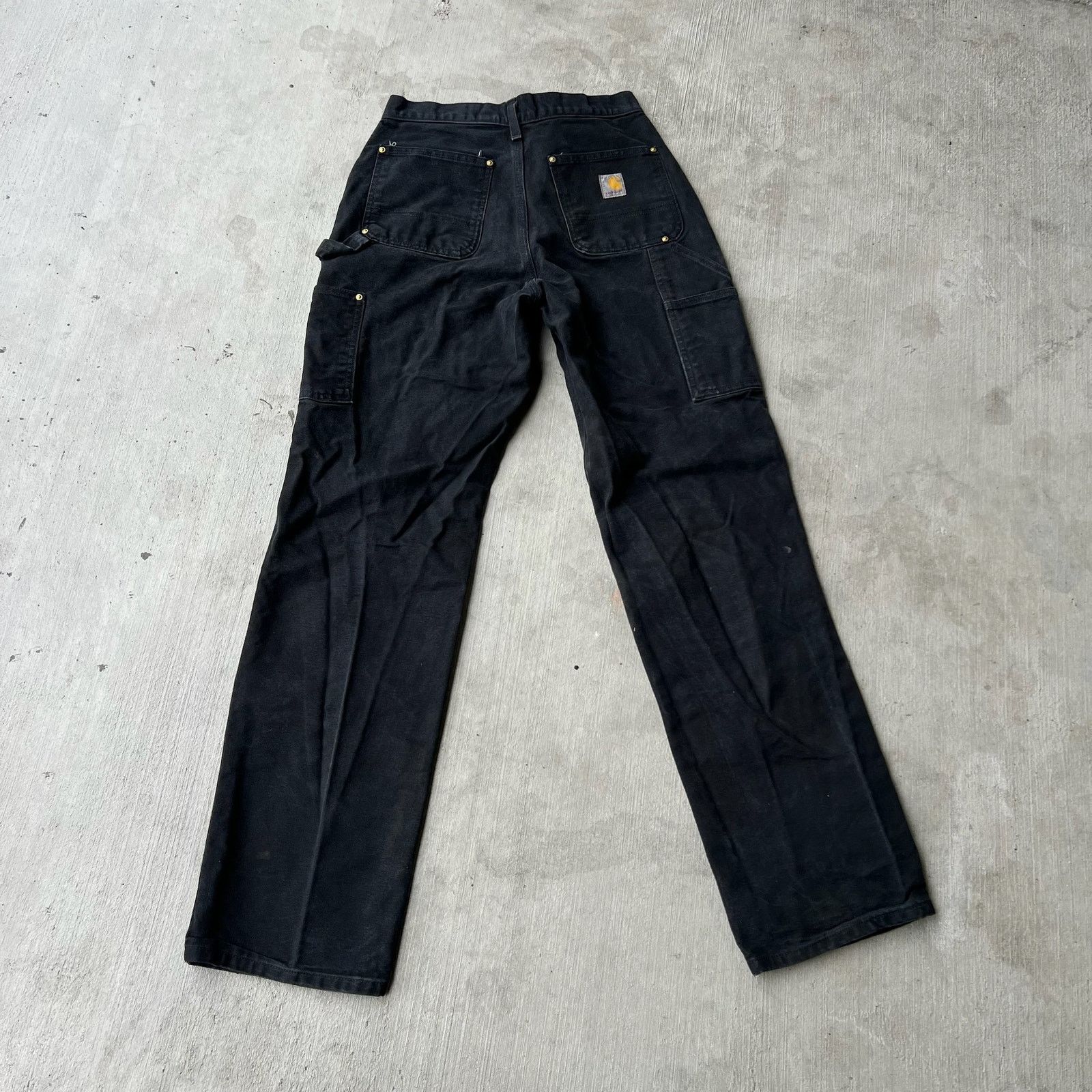 Carhartt × Vintage Carhartt black double knee work wear carpenter pants Size US 27 - 6 Thumbnail
