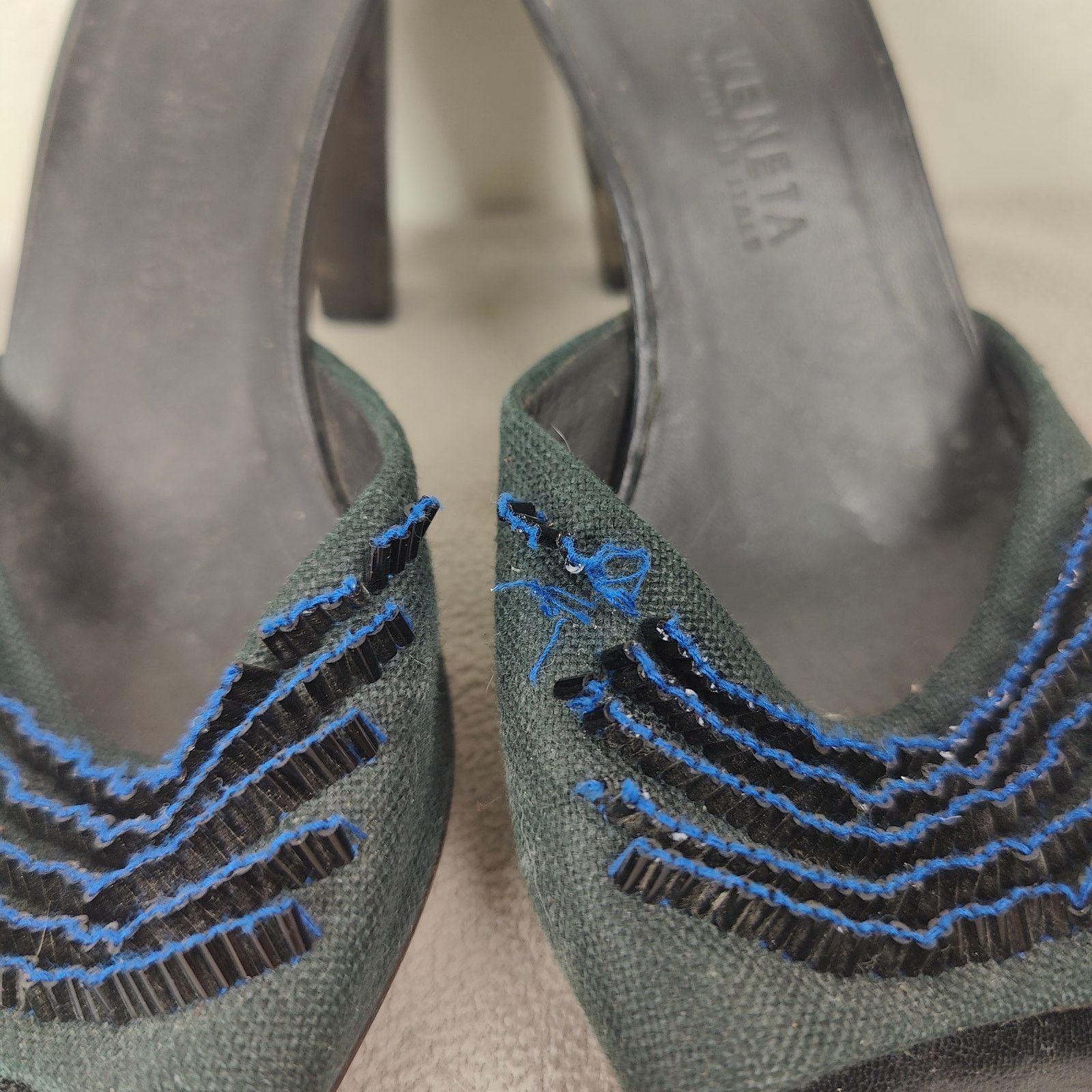 Bottega Veneta Vintage Bottega Veneta Block Heel Sandals Womens 6.5 Size US 6.5 / IT 36.5 - 4 Thumbnail