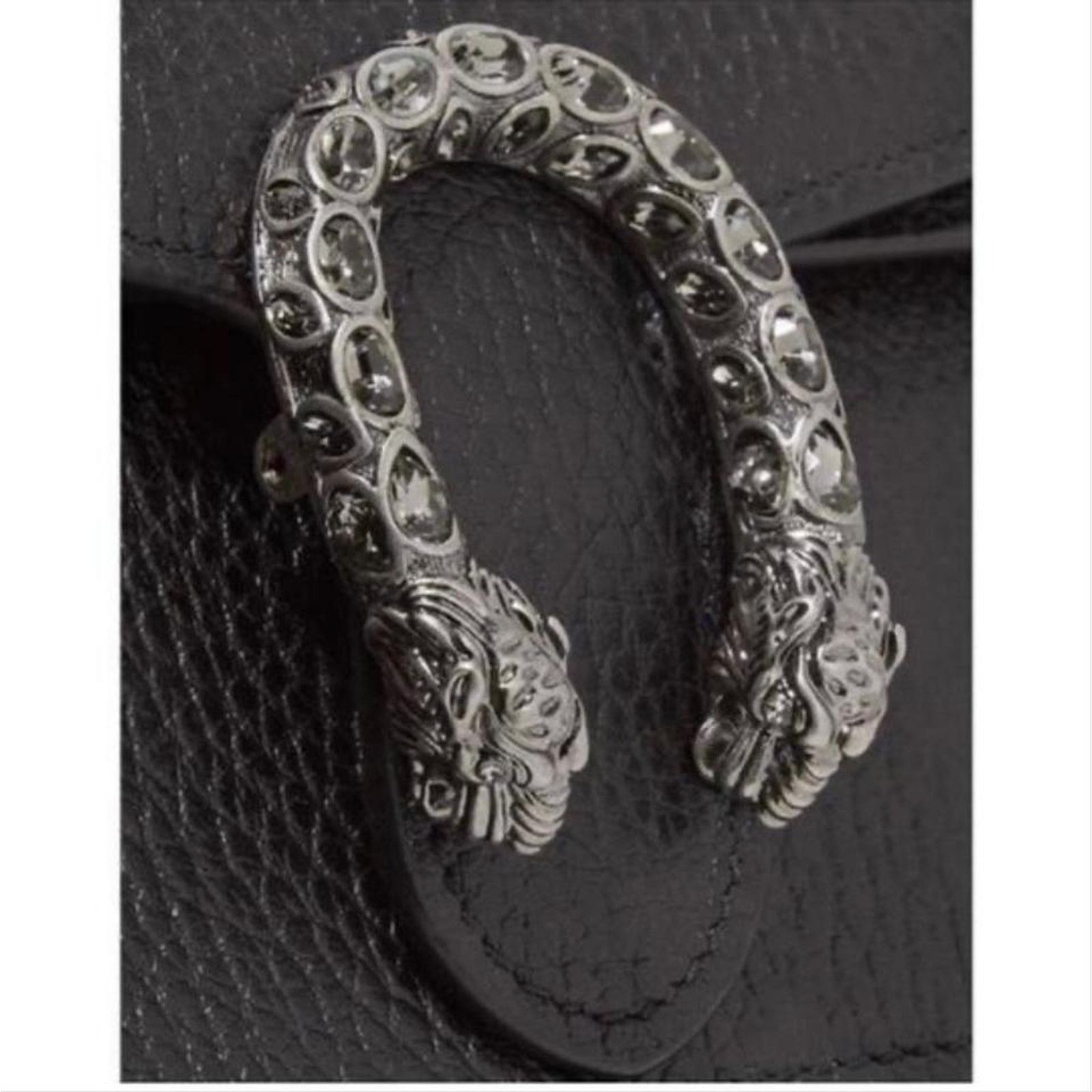 Gucci Dionysus super mini crystal embellished leather bag Size ONE SIZE - 5 Thumbnail