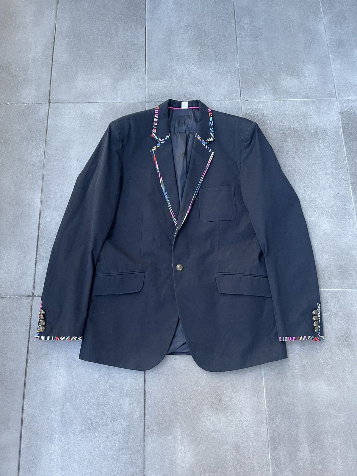Other AW09 Matthew Williamson X H&M Mosaics Navy Blazer Size US M / EU 48-50 / 2 - 7 Thumbnail