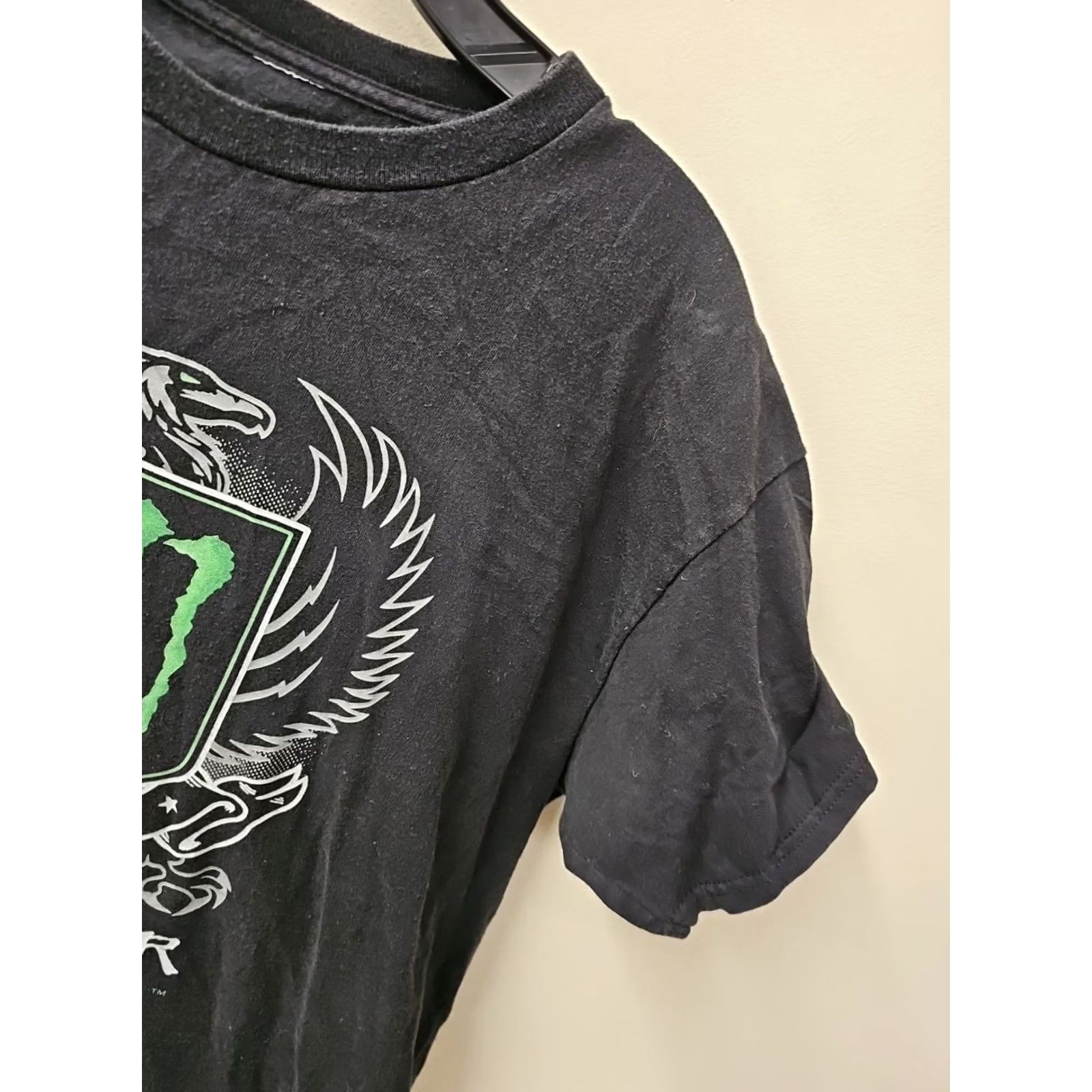 Logo 7 VINTAGE Monster Energy Army Racing Logo T-Shirt XL Black Mens Size US XL / EU 56 / 4 - 5 Thumbnail