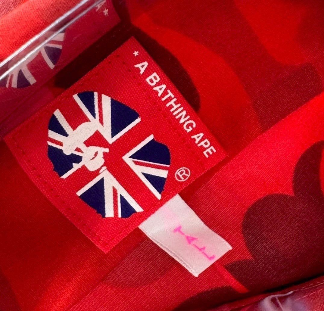 Bape BAPE APE RED CAMO shirts Size ONE SIZE - 3 Thumbnail