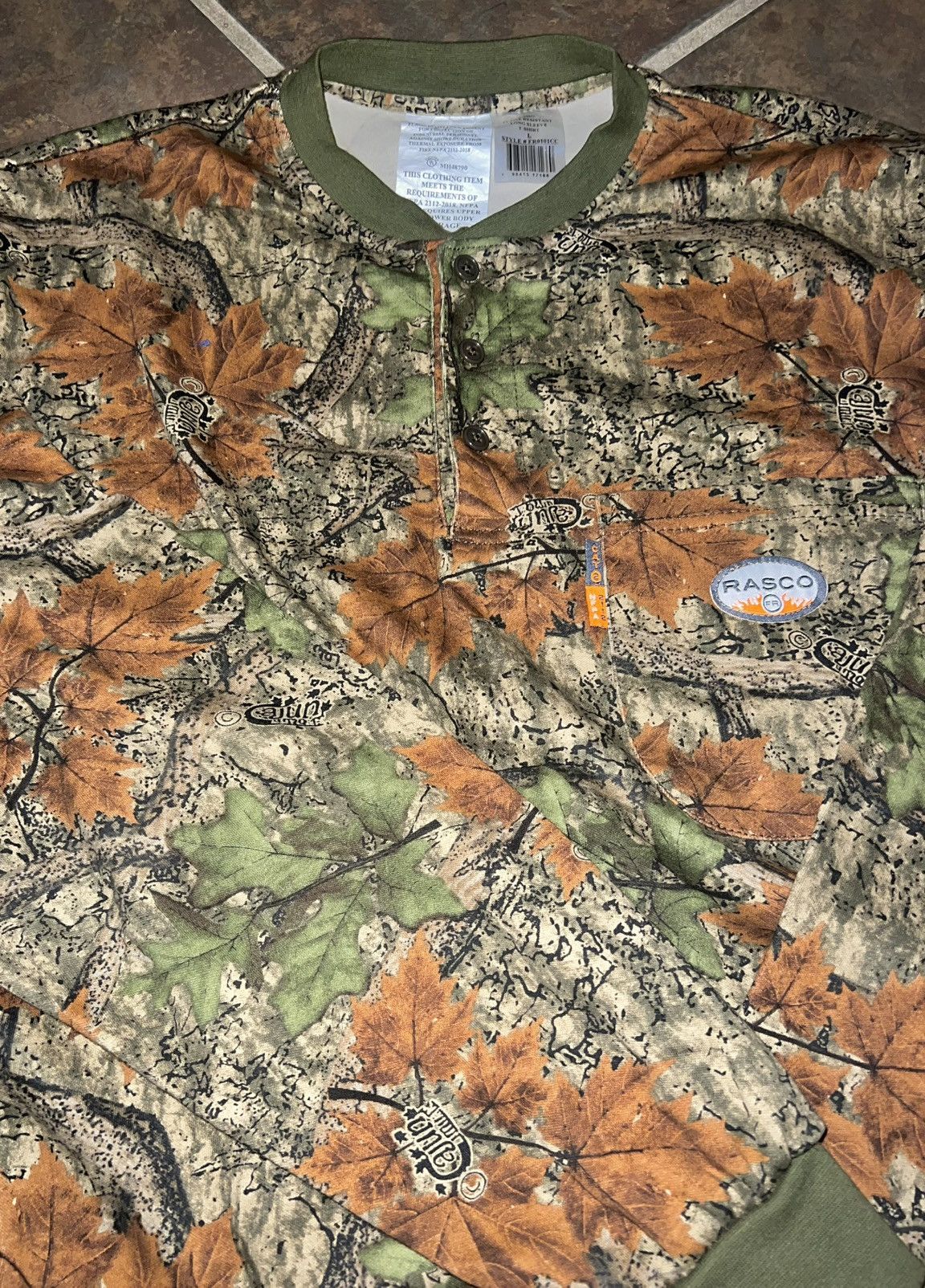 Other RASCO CAMO HENLEY (FR) Size US L / EU 52-54 / 3 - 8 Thumbnail