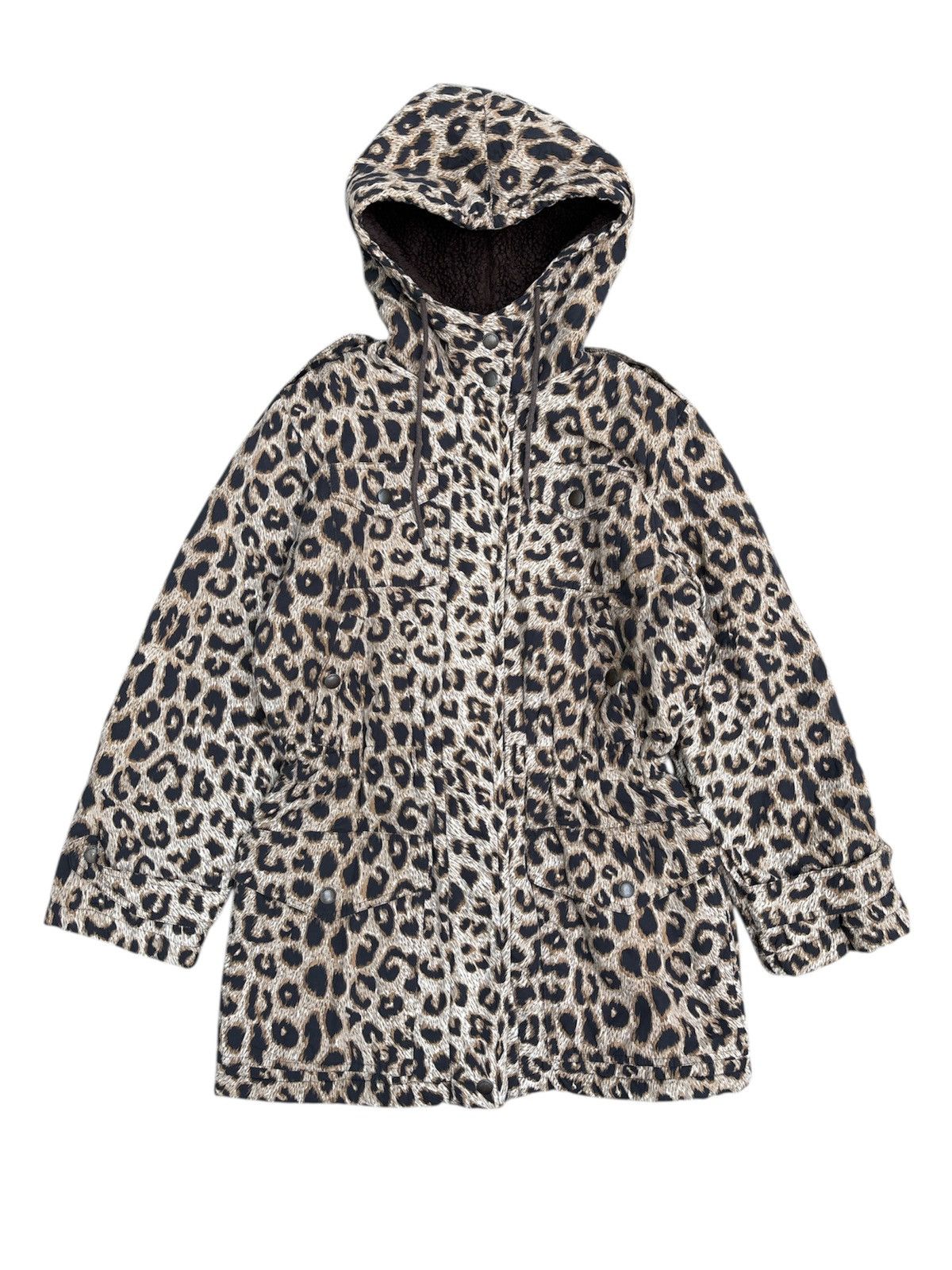 Puffer Jacket Leopard Print Jacket Leopard Print Trench Coat