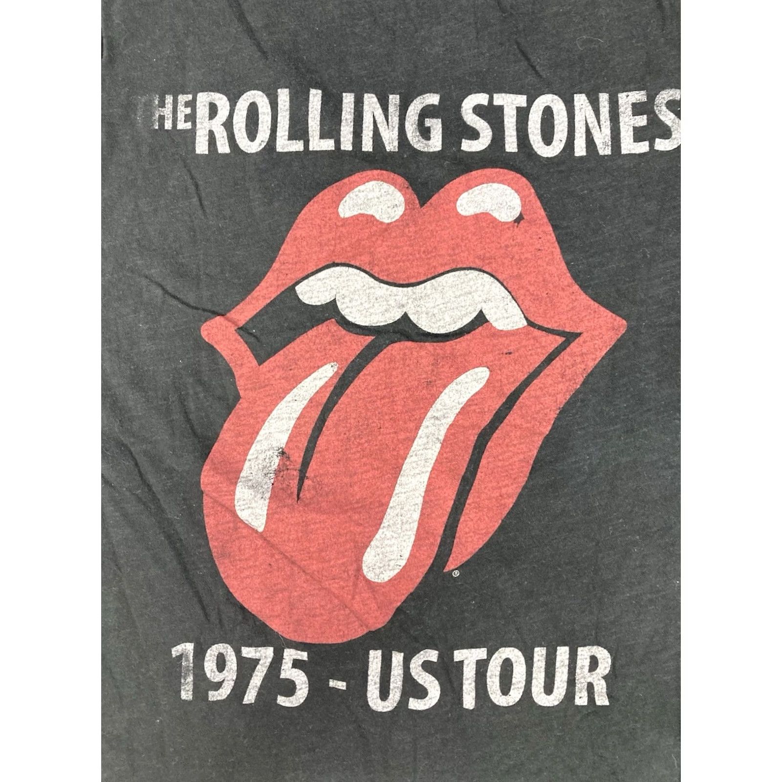 Vintage The Rolling Stones T-Shirt Women Small Black Music Merch Crew Neck Short Sleeve VINTAGE Size S / US 4 / IT 40 - 2 Thumbnail