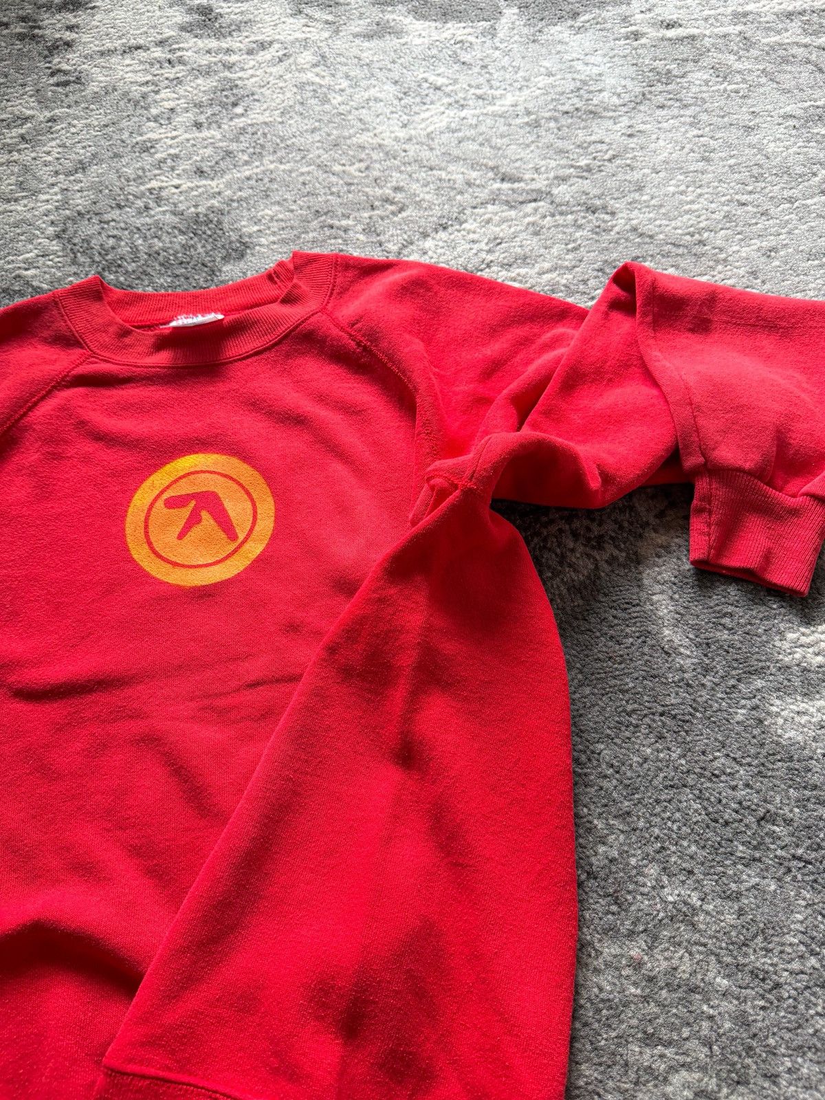 Hanes 90’s Hanes Aphex Twin Music Sweatshirt Size US XL / EU 56 / 4 - 7 Thumbnail