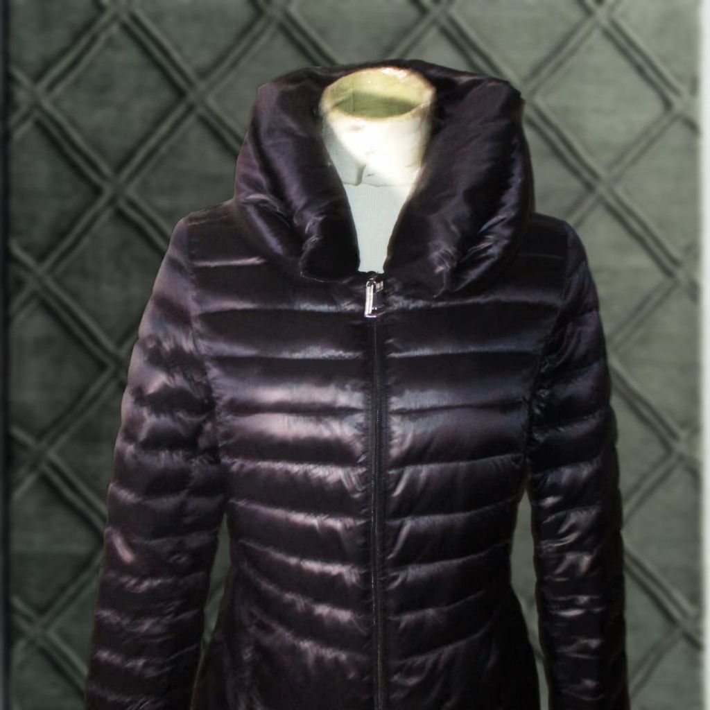 Bebe BEBE Purple Full Zip Puffer Insulated Coat Womens S High Collar Nylon Blend Lining Polyester All Seasons Jacket Trending Size S / US 4 / IT 40 - 1 Thumbnail