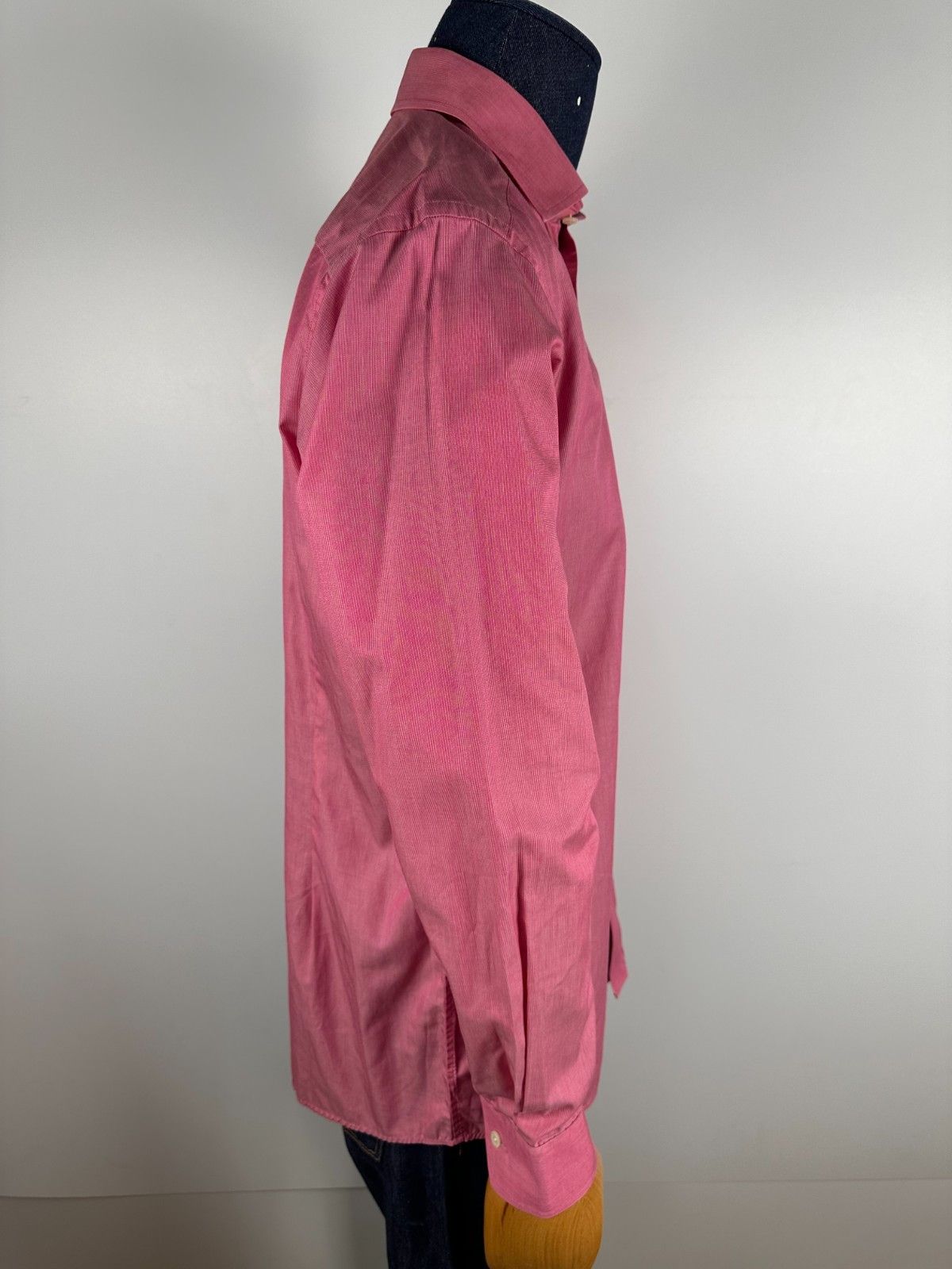 Eton Eton Contemporary Dress Shirt 16 -41 Pink Cotton Long Sleeve Size US L / EU 52-54 / 3 - 6 Thumbnail