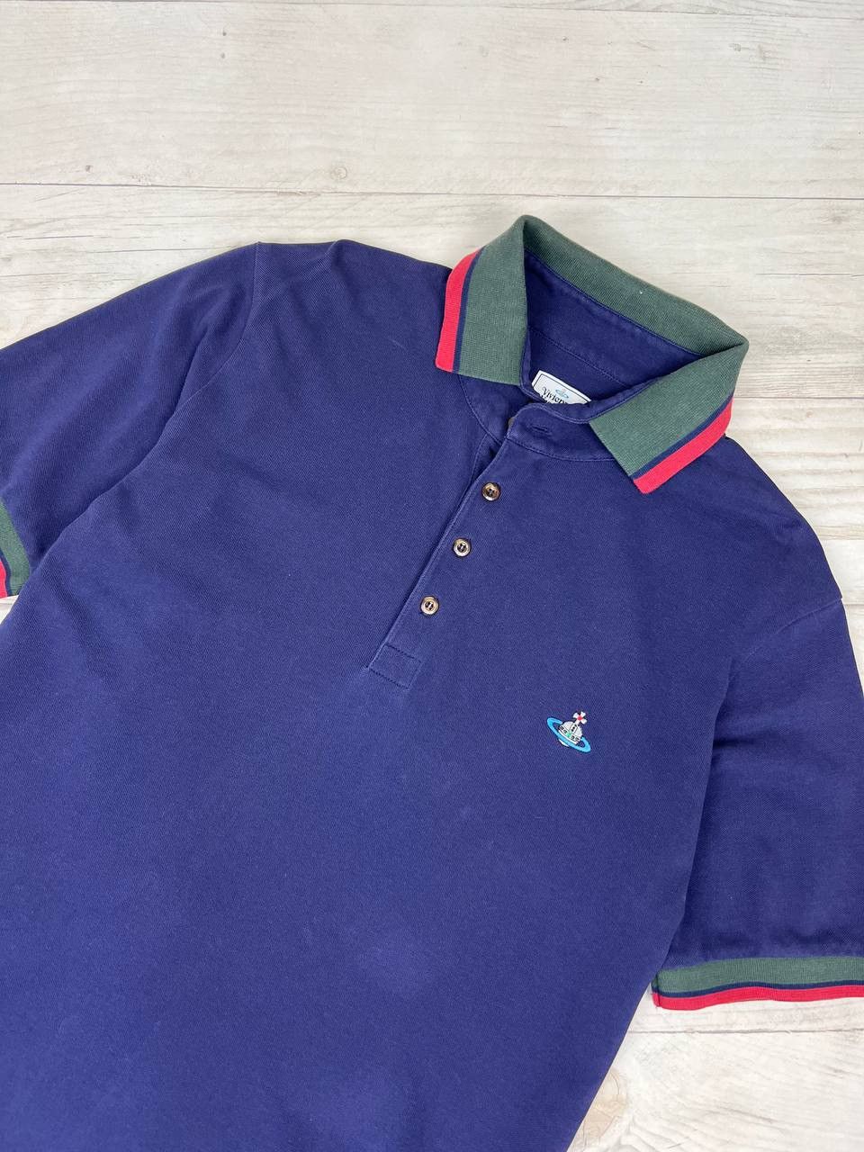 Vivienne Westwood Vivienne Westwood Polo Shirt Logo Orb Basic Size US L / EU 52-54 / 3 - 2 Thumbnail