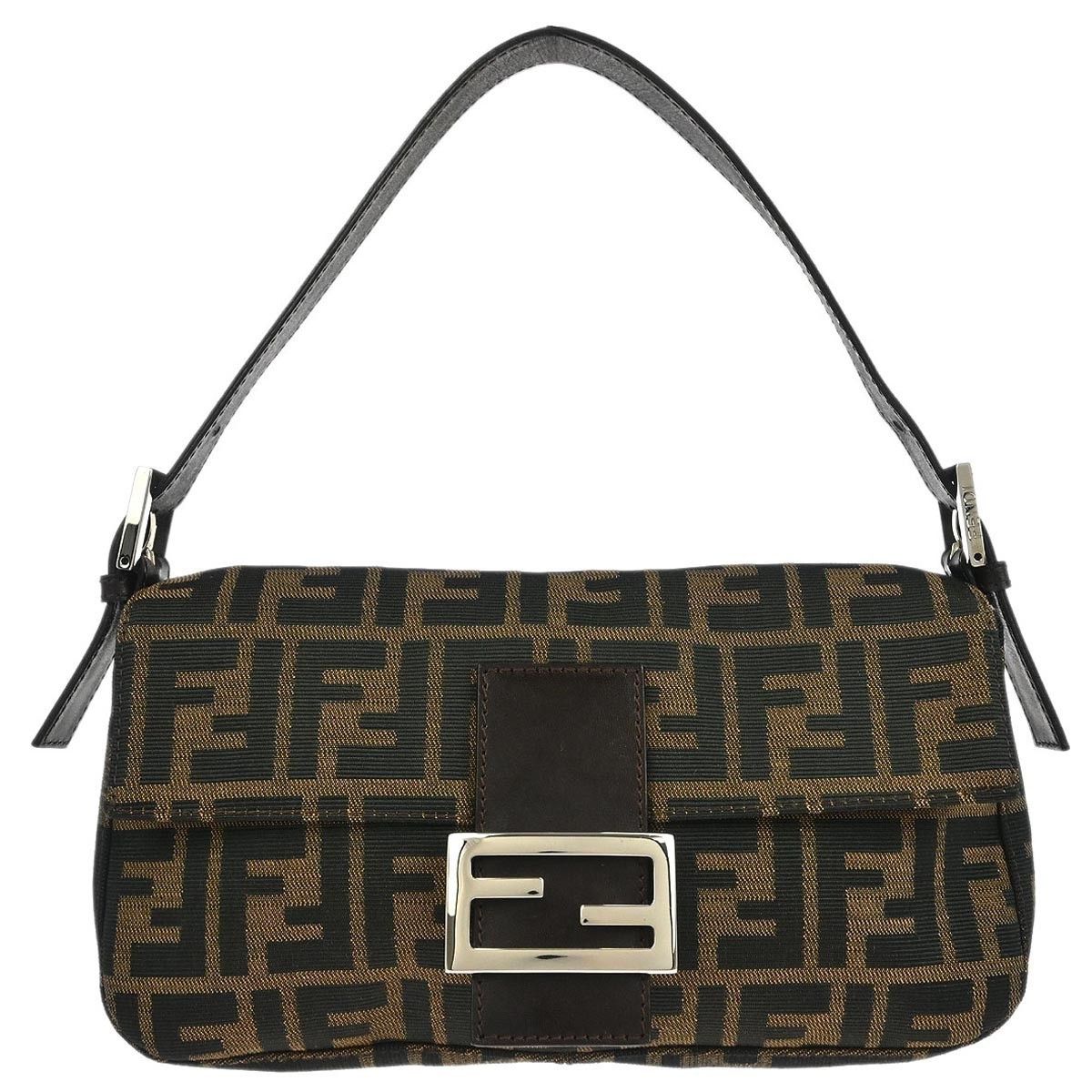 Fendi Fendi Baguette Bag Zucca Canvas Size ONE SIZE - 1 Thumbnail