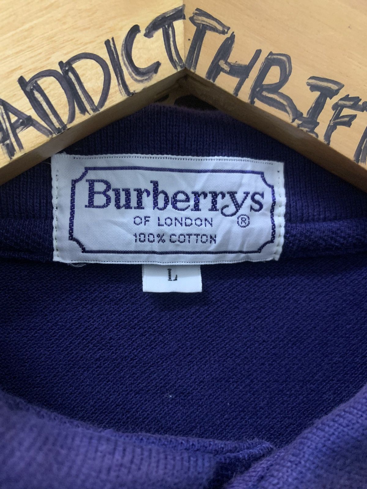 Burberry VINTAGE BURBERRYS EMBROIDERED LOGO Size US L / EU 52-54 / 3 - 5 Thumbnail