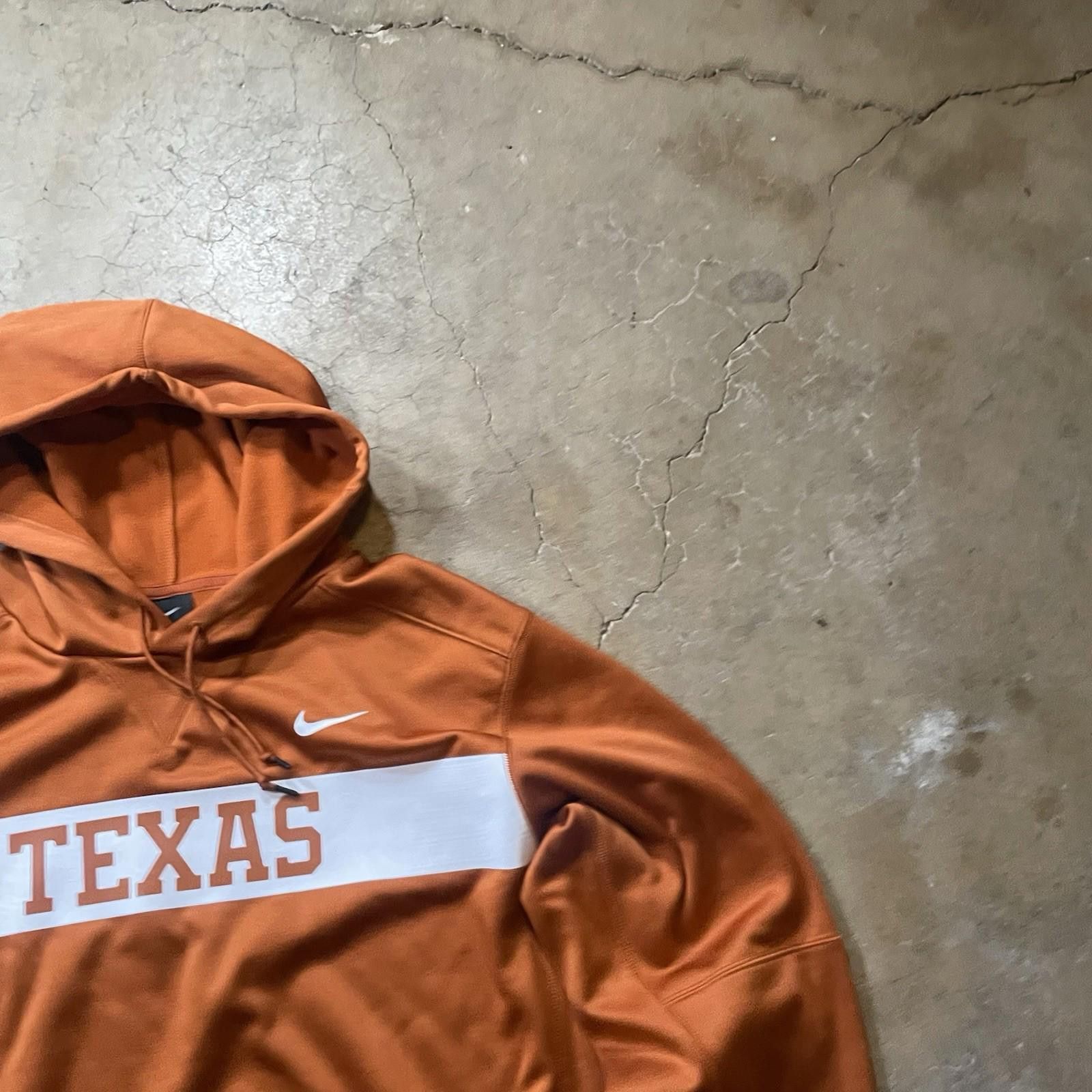 Nike Texas Longhorns Nike Swoosh Hoodie Mens XL Dri Fit Size ONE SIZE - 2 Thumbnail