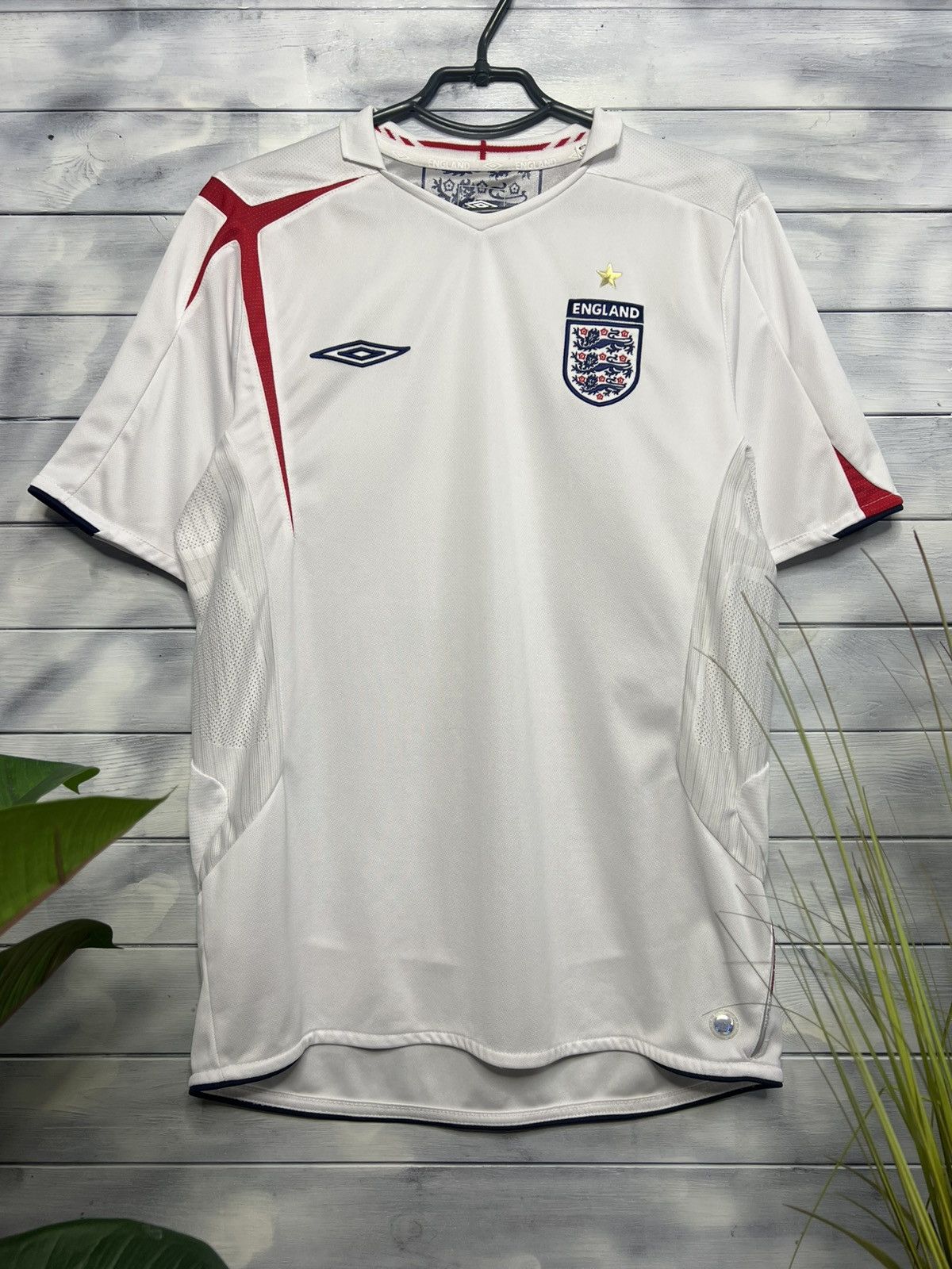 Umbro Rare Vintage Umbro England Soccer Jersey Size US M / EU 48-50 / 2 - 1 Thumbnail