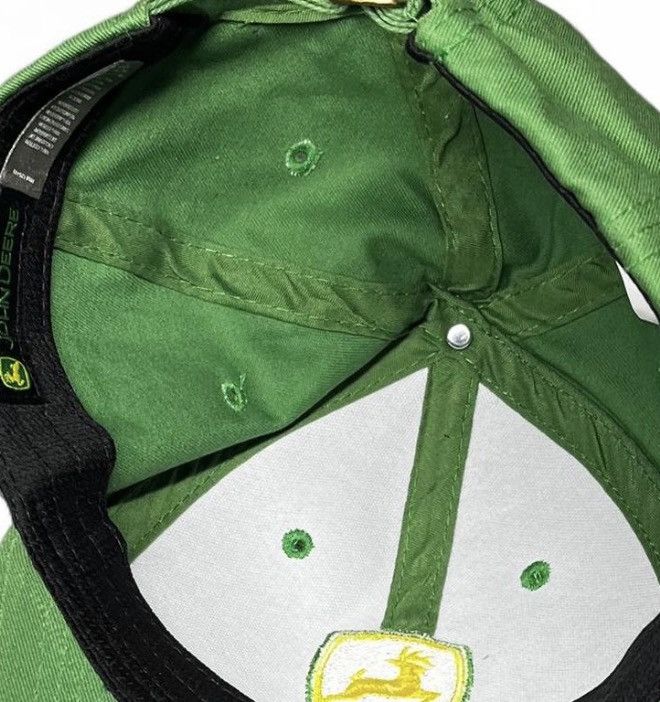 John Deere John Deere Green Classic Logo Baseball Cap (One Size) Size ONE SIZE - 6 Thumbnail