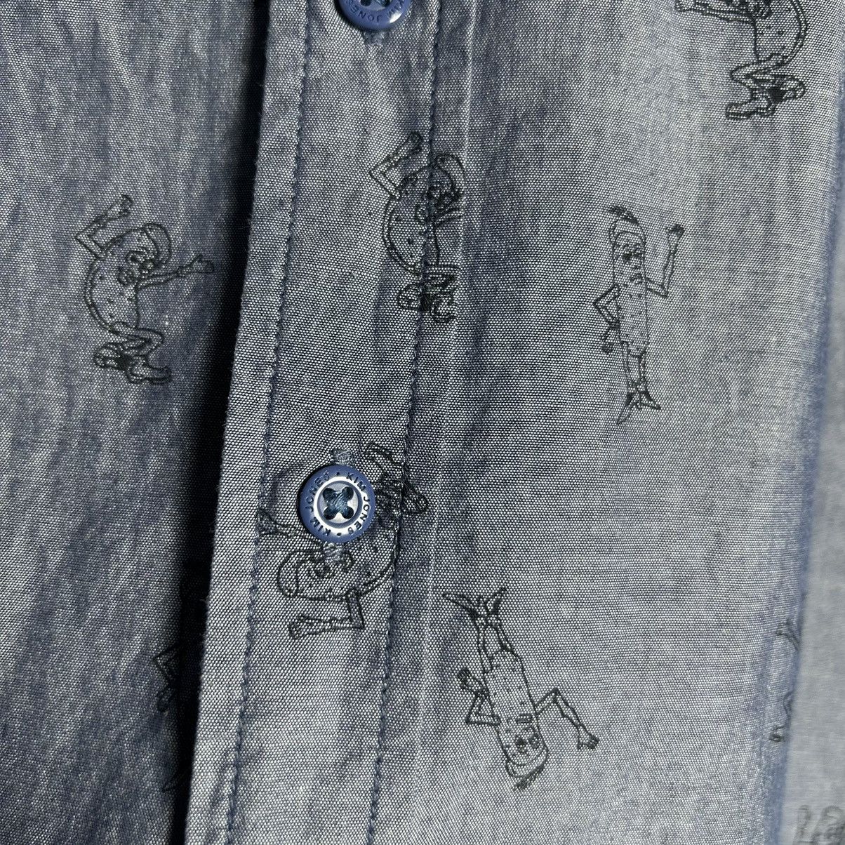 Kim Jones Kim Jones Logo Monogram Button Up Shirt Size M / US 6-8 / IT 42-44 - 5 Thumbnail