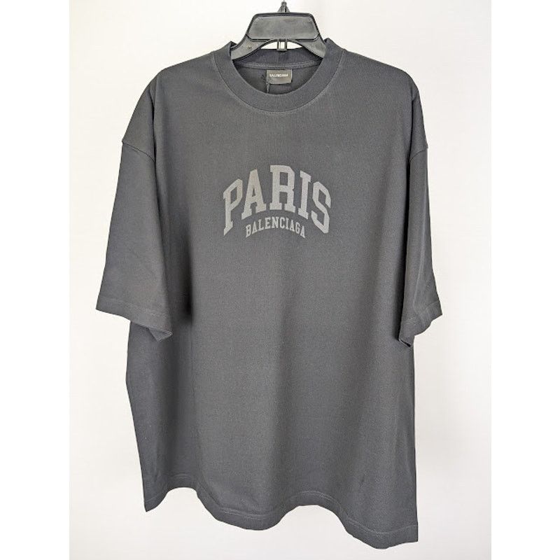 Balenciaga o1rshd1 Medium Fit T-Shirt in Black Size US XXL / EU 58 / 5 - 1 Thumbnail