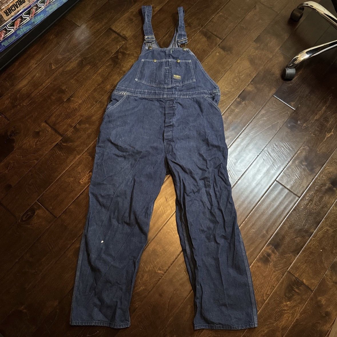 Oshkosh OshKosh B'gosh Union USA Sanforized Vestbak Denim Overalls Size US 44 / EU 60 - 2 Thumbnail