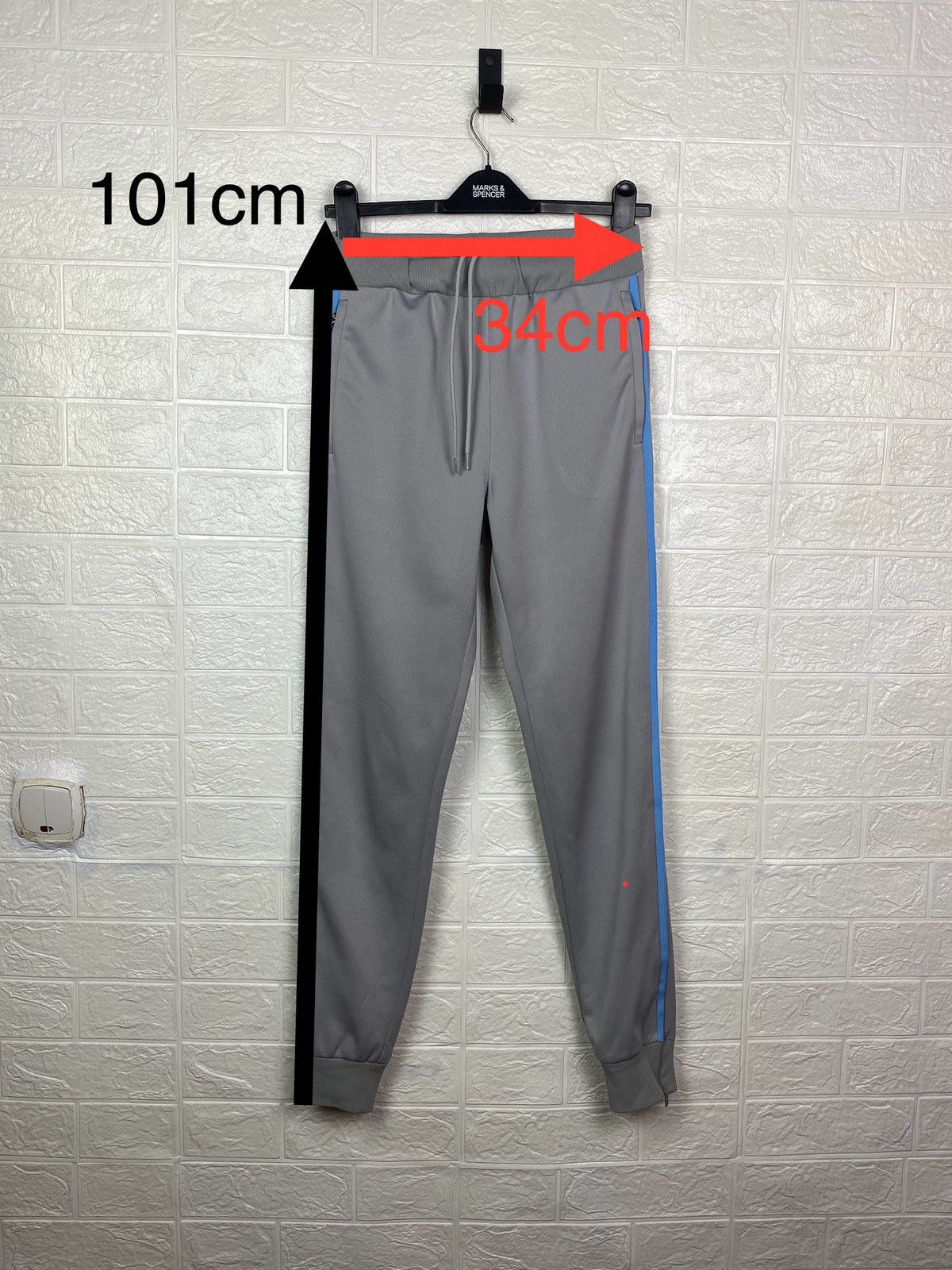 Prada Prada Vintage Sport Pants Women Gray Size 36 Size 26" / US 2 / IT 38 - 2 Thumbnail