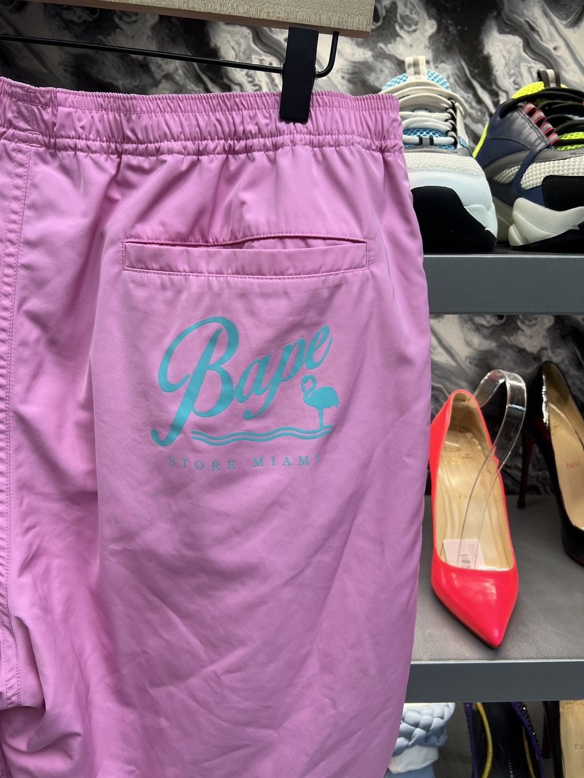 Bape Bape Pink Mami 2nd Anniversary Shorts Size US 44 / EU 60 - 4 Thumbnail