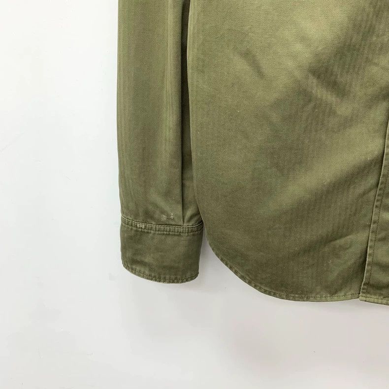 Saint Laurent Paris Saint Laurent Paris Army green old cotton lapel single-bre Size US S / EU 44-46 / 1 - 4 Thumbnail