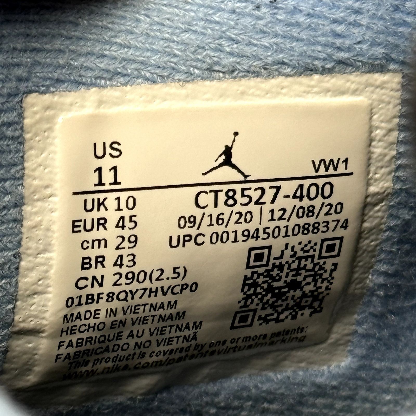 Jordan Brand × Nike Size 11 Nike Air Jordan 4 Retro University Blue Men's Shoes Size US 11 / EU 44 - 10 Thumbnail