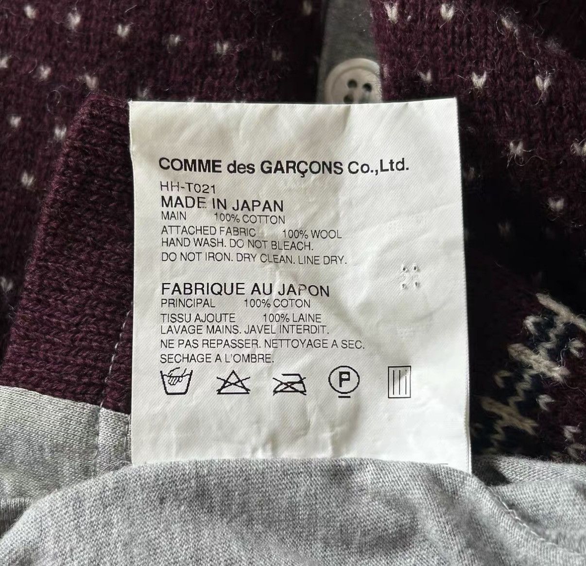 Yohji Yamamoto Comme des Garçons 11aw Nordic Knit Cardigan K4 Size US M / EU 48-50 / 2 - 8 Thumbnail