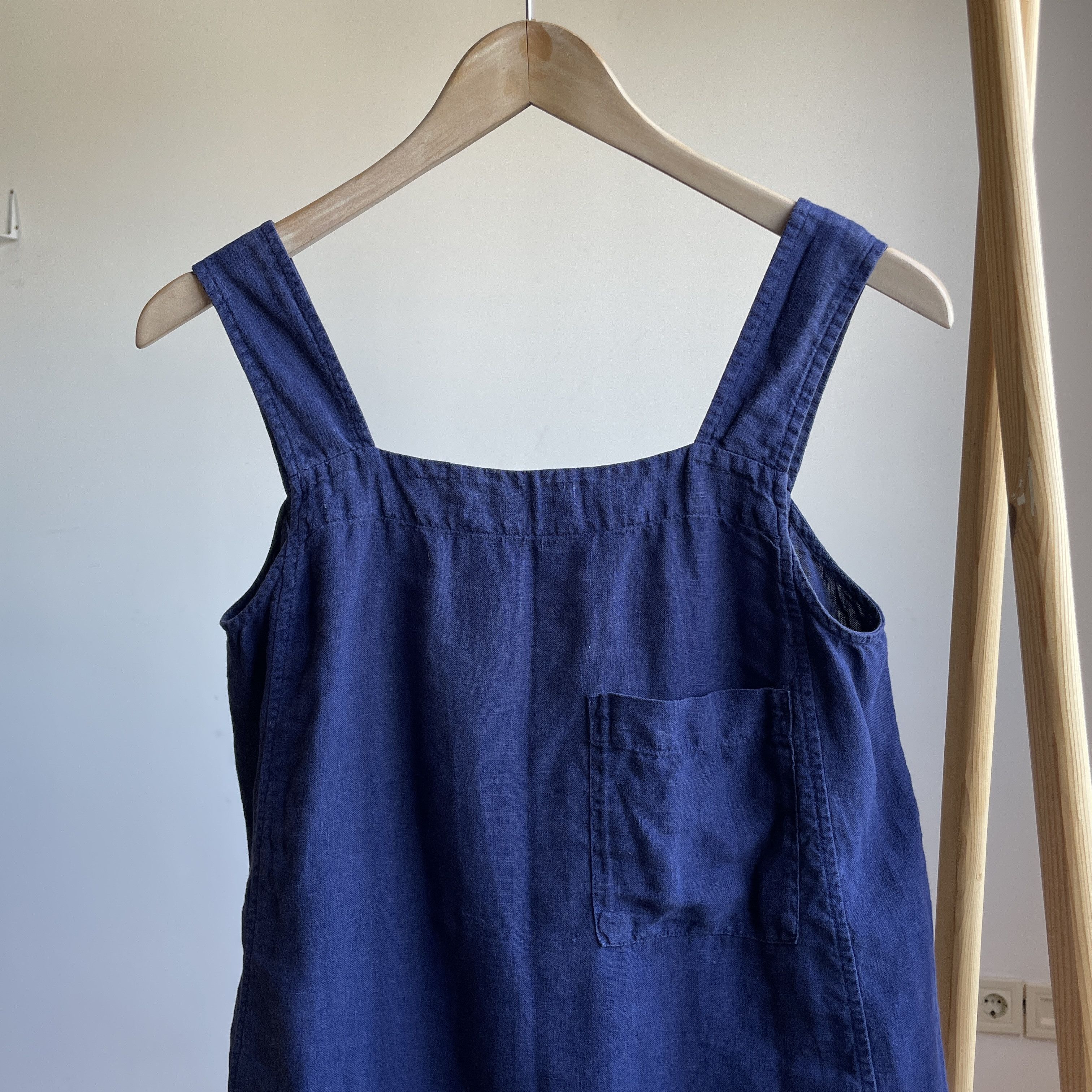 Other Toast Womens Garment Dyed Indigo Linen Tank Top Size XS / US 0-2 / IT 36-38 - 3 Thumbnail